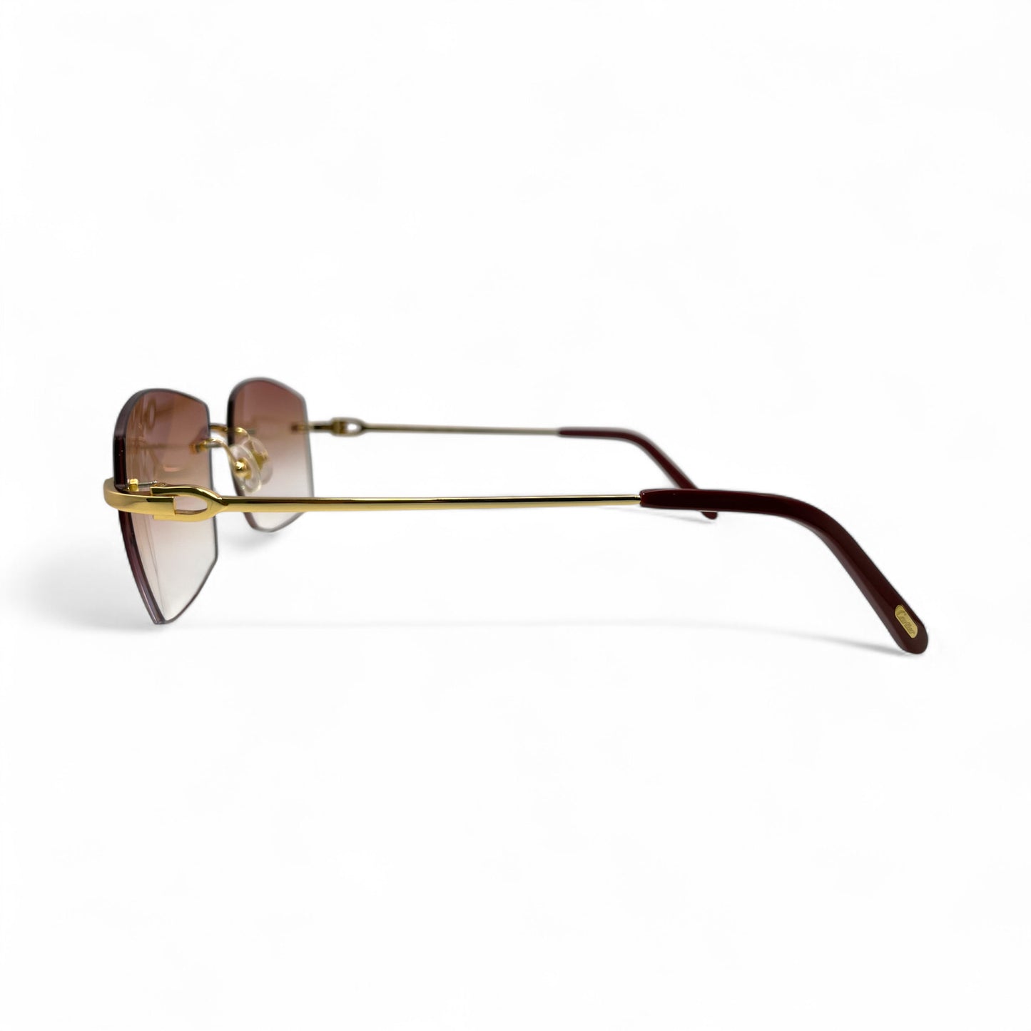 C Decor Wires - Rimless Sunglasses w/ Brown Lenses (2010)