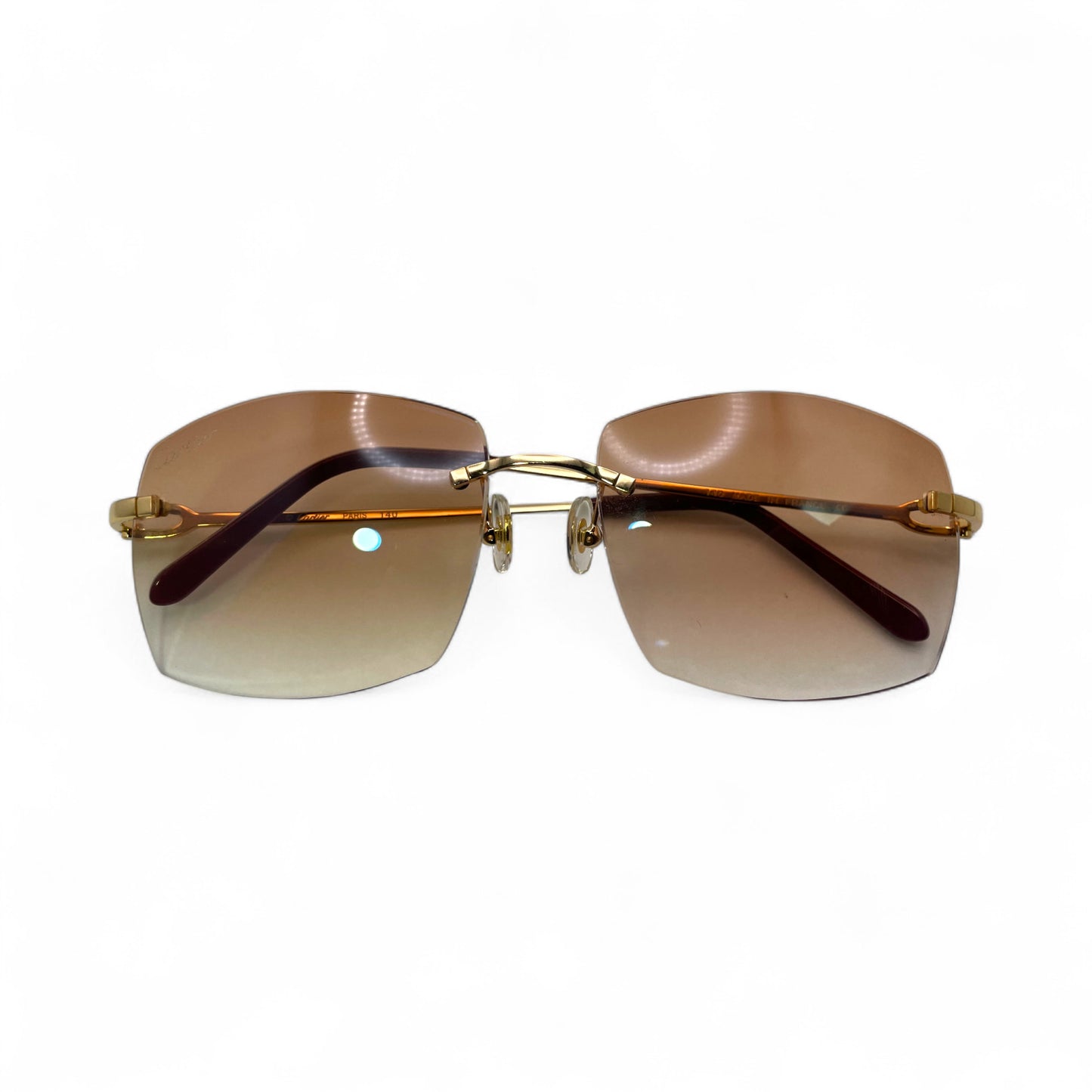 C Decor Wires - Rimless Sunglasses w/ Brown Lenses (2010)