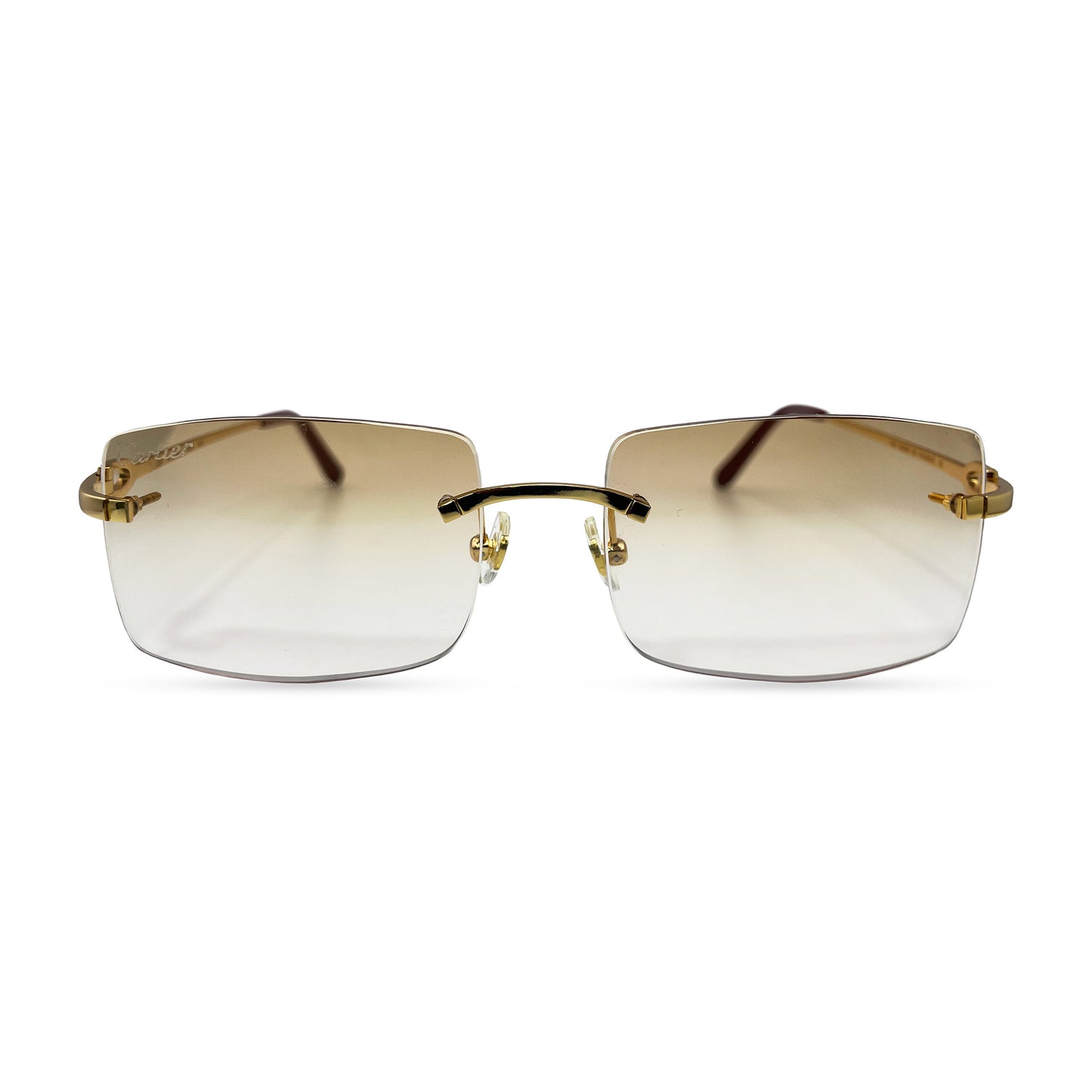 C Decor Wires - Rimless Sunglasses w/ Brown Lenses (2010)