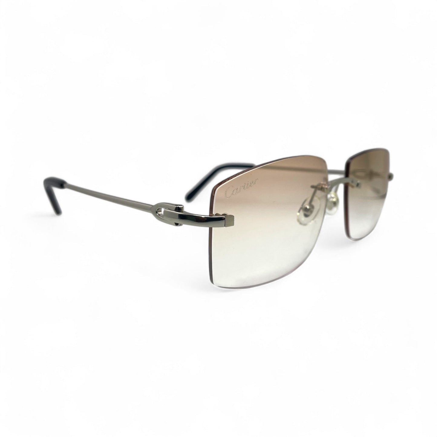 C Decor Wires - Rimless Sunglasses w/ Brown Lenses (2010)