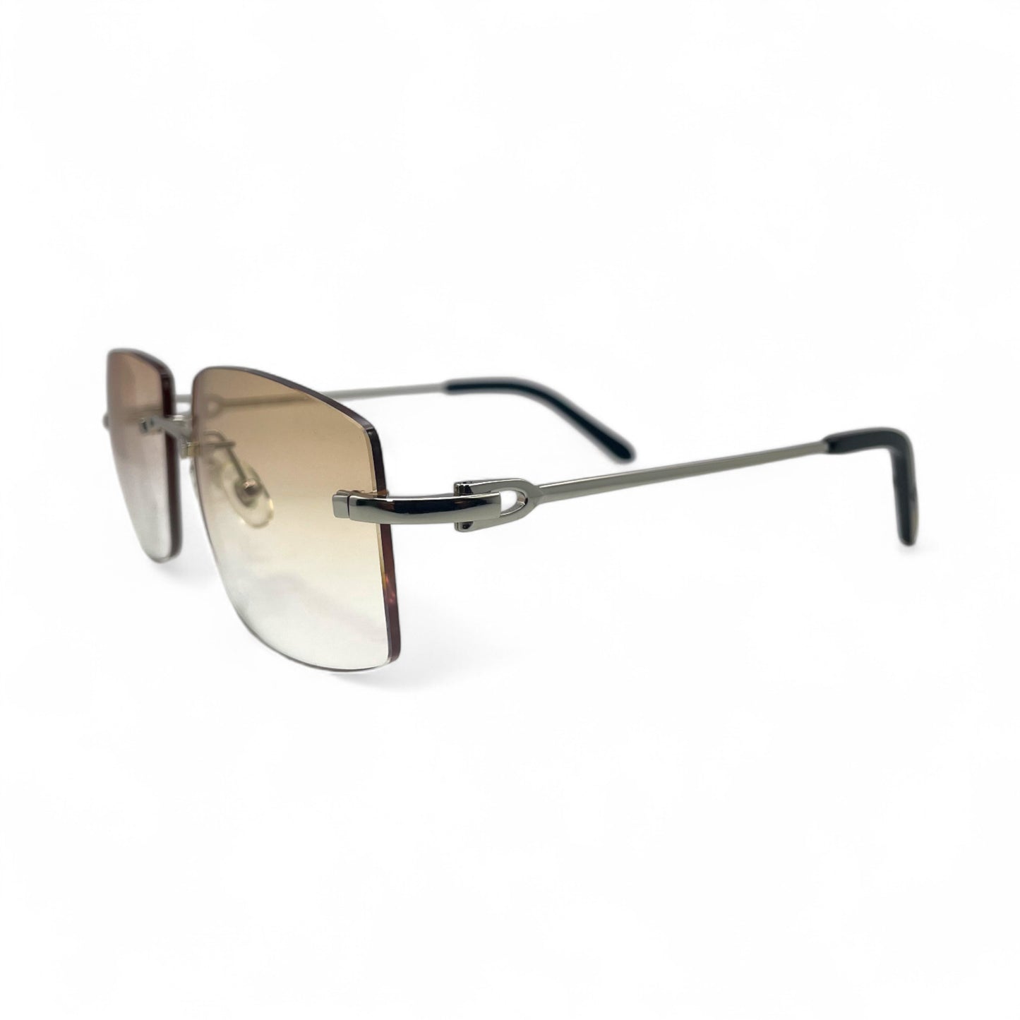 C Decor Wires - Rimless Sunglasses w/ Brown Lenses (2010)
