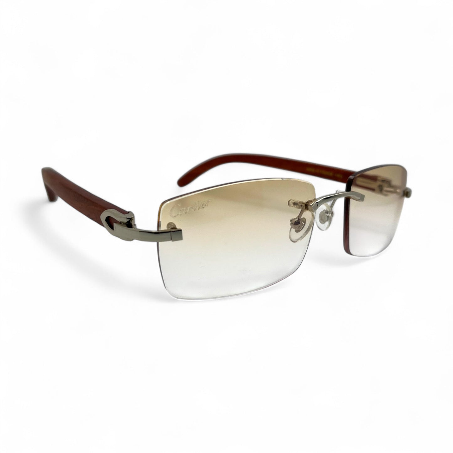 C Decor Woods - Silver Woods Sunglasses w/ Cart 1 Lenses (2010s)