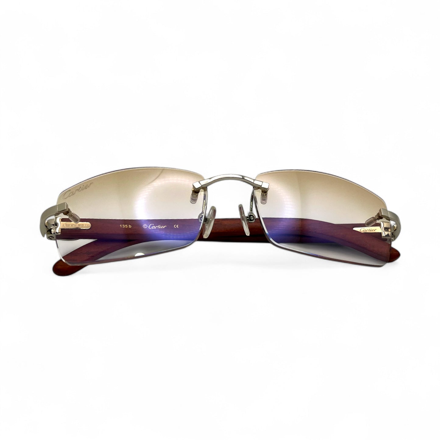 C Decor Woods - Silver Woods Sunglasses w/ Cart 1 Lenses (2010s)