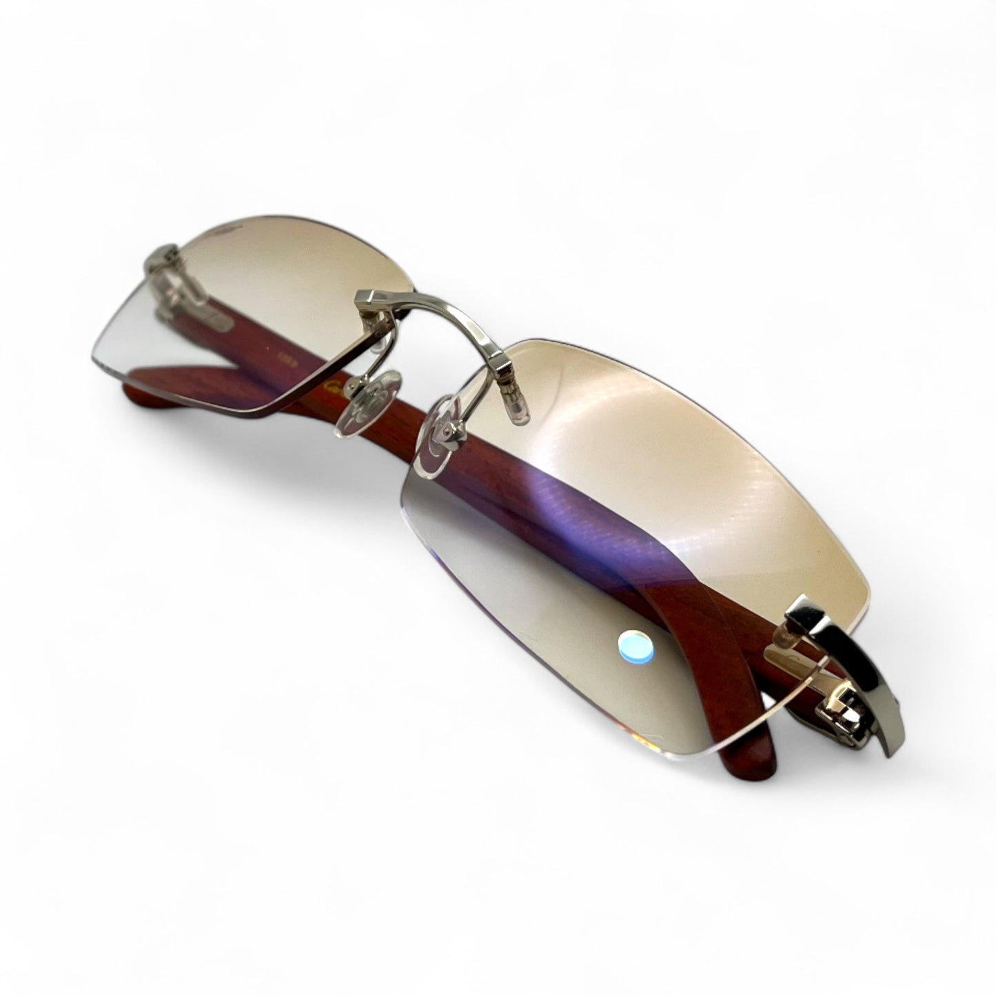 C Decor Woods - Silver Woods Sunglasses w/ Cart 1 Lenses (2010s)