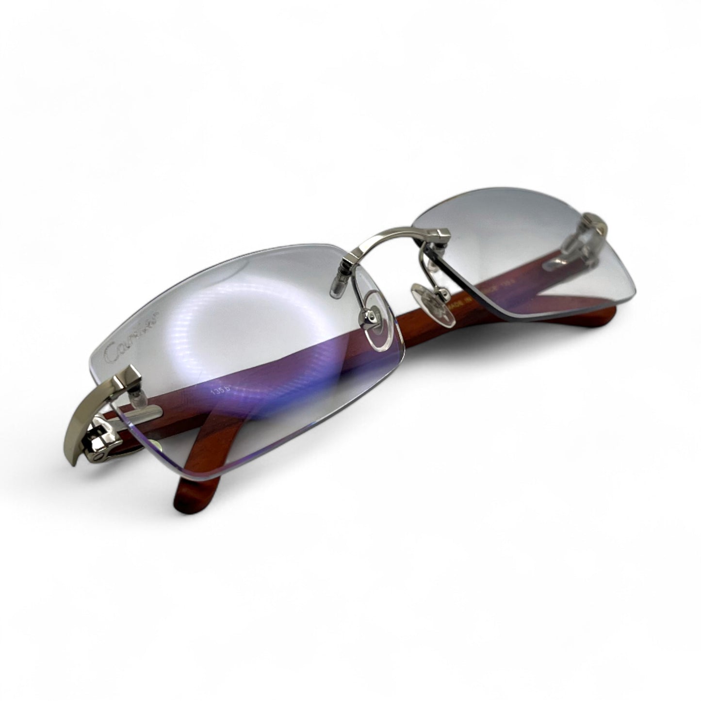 C Decor Woods - Silver Woods Sunglasses w/ Cart 1 Lenses (2010s)