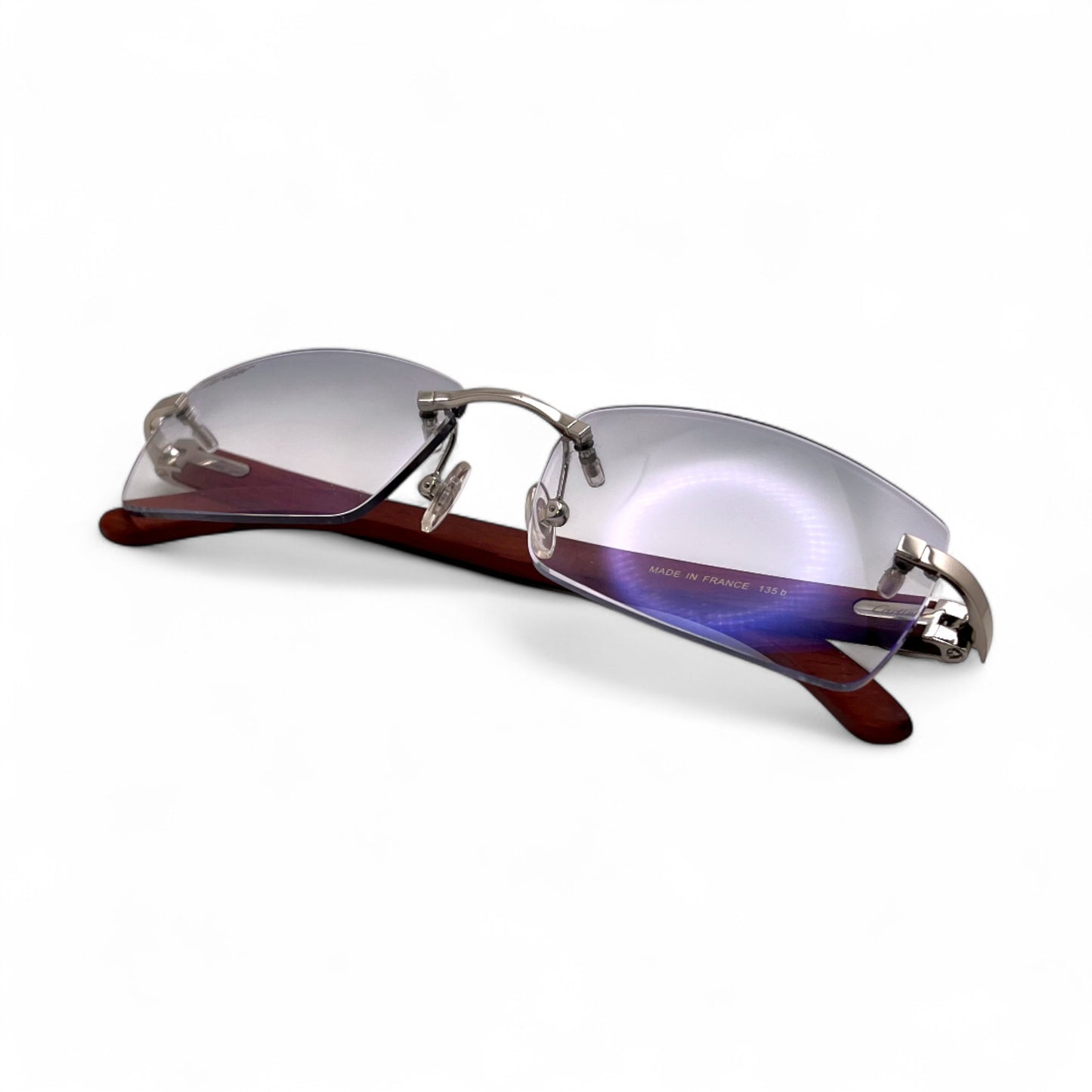 C Decor Woods - Silver Woods Sunglasses w/ Cart 1 Lenses (2010s)