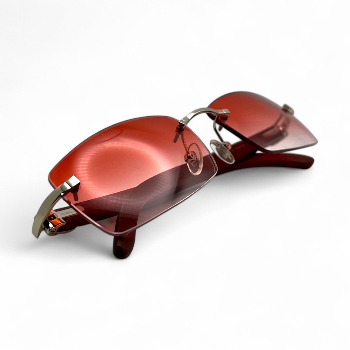 C Decor Woods - Silver Woods Sunglasses w/ Cart 1 Lenses (2010s)