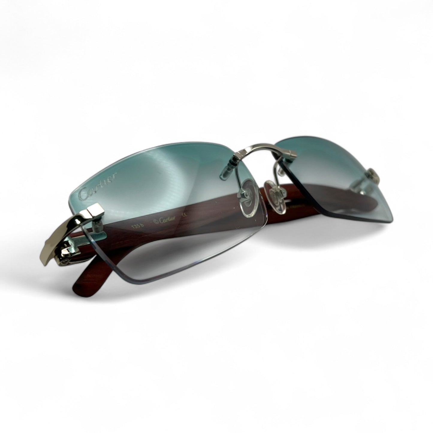 C Decor Woods - Silver Woods Sunglasses w/ Cart 1 Lenses (2010s)