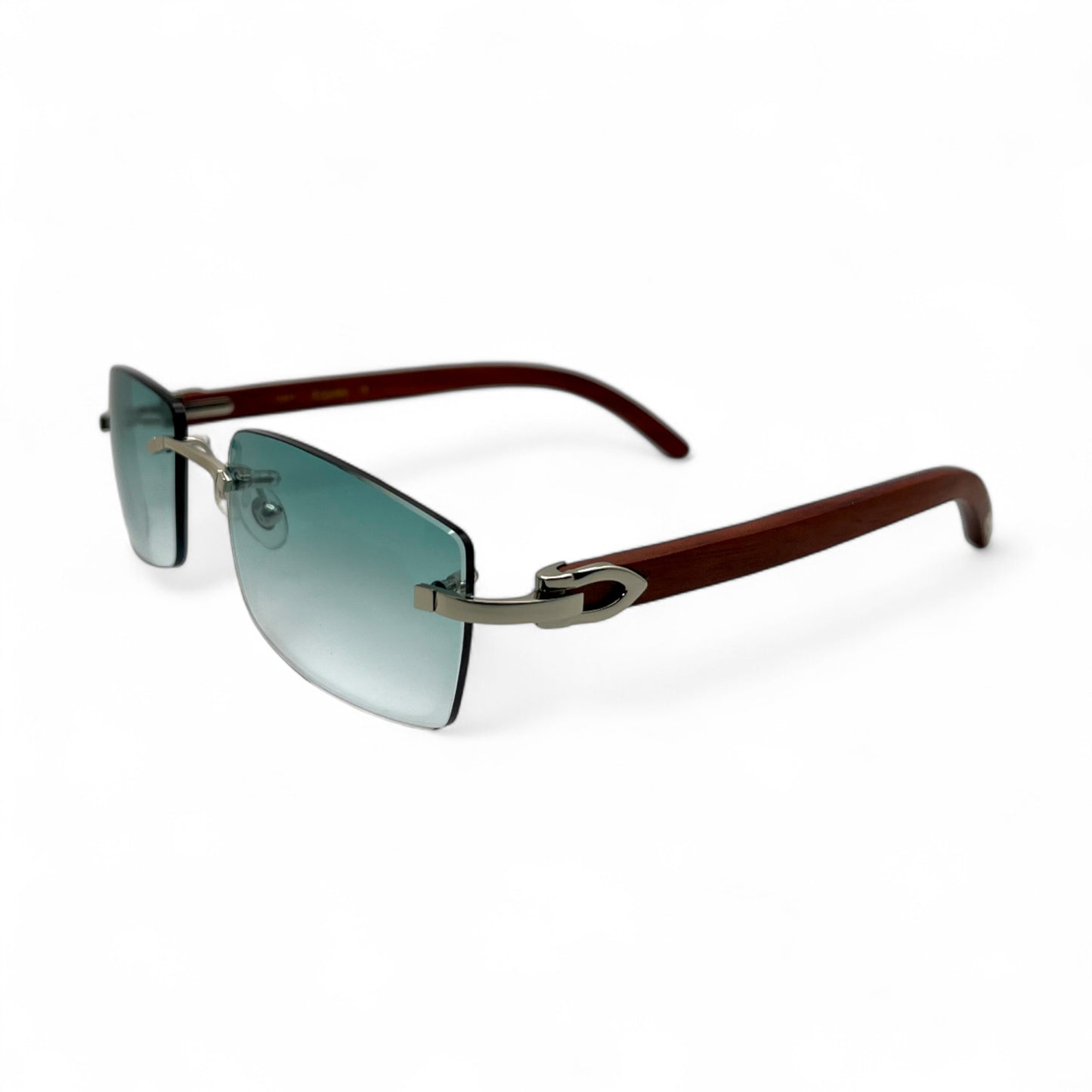 C Decor Woods - Silver Woods Sunglasses w/ Cart 1 Lenses (2010s)