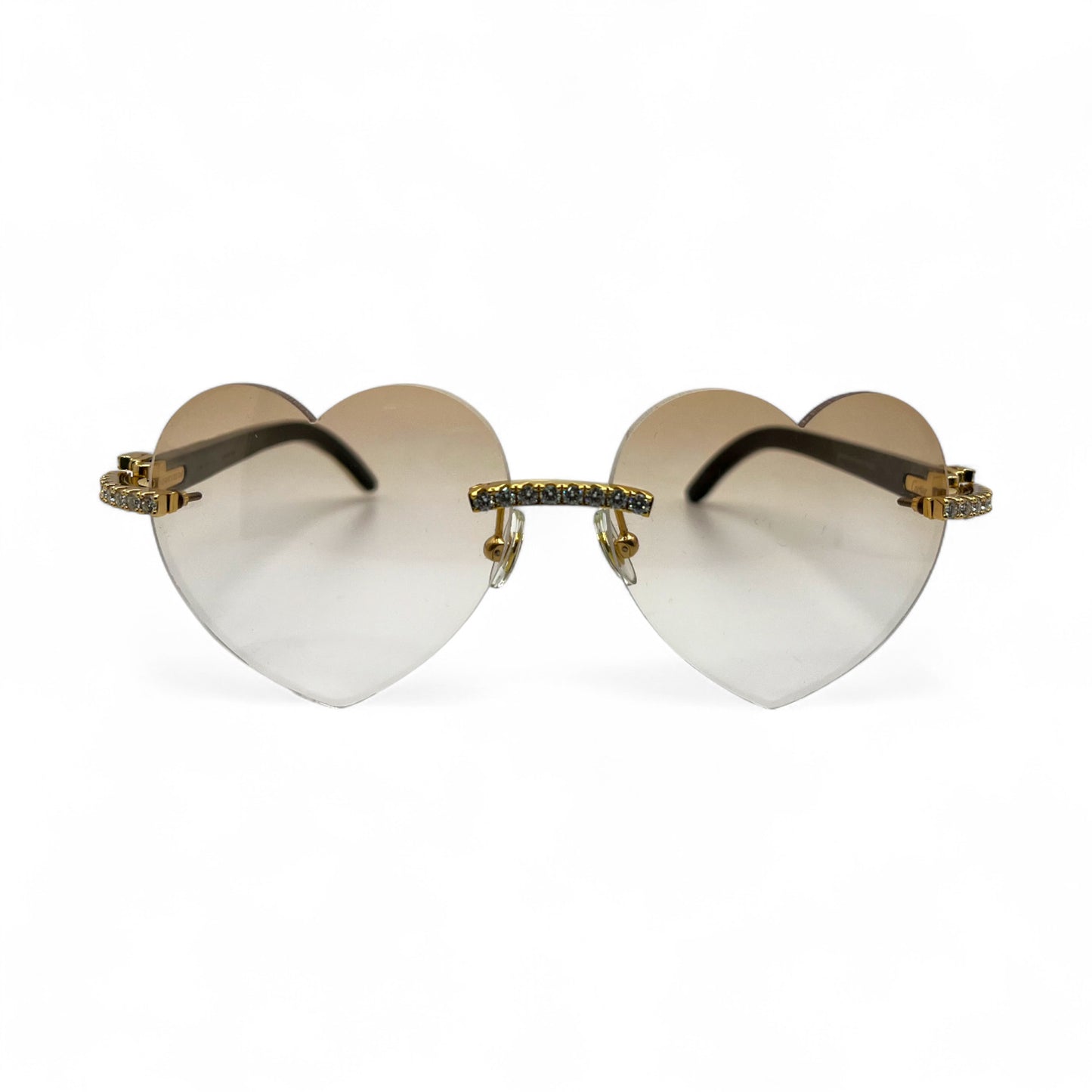 C Decor His & Her Iced Combo - Gold Marbles & Buffs w/ Hennessy Brown #8 & Kardias Lenses