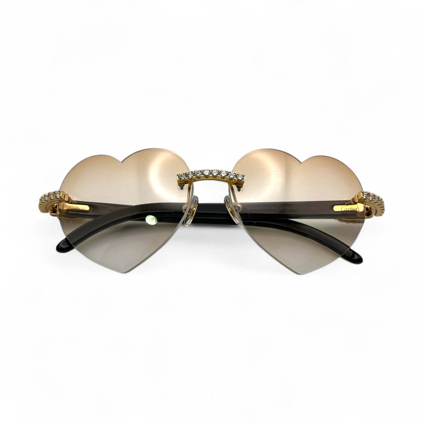 C Decor His & Her Iced Combo - Gold Marbles & Buffs w/ Hennessy Brown #8 & Kardias Lenses