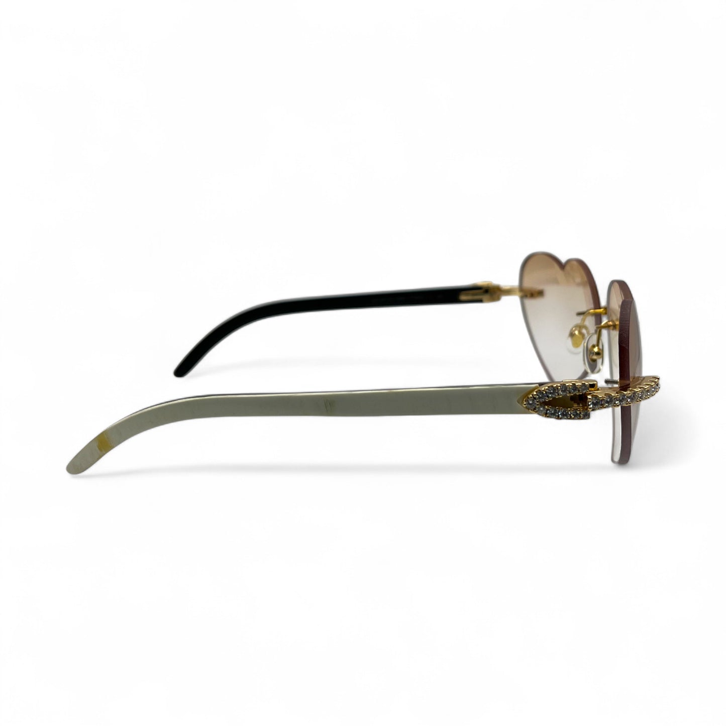 C Decor His & Her Iced Combo - Gold Marbles & Buffs w/ Hennessy Brown #8 & Kardias Lenses