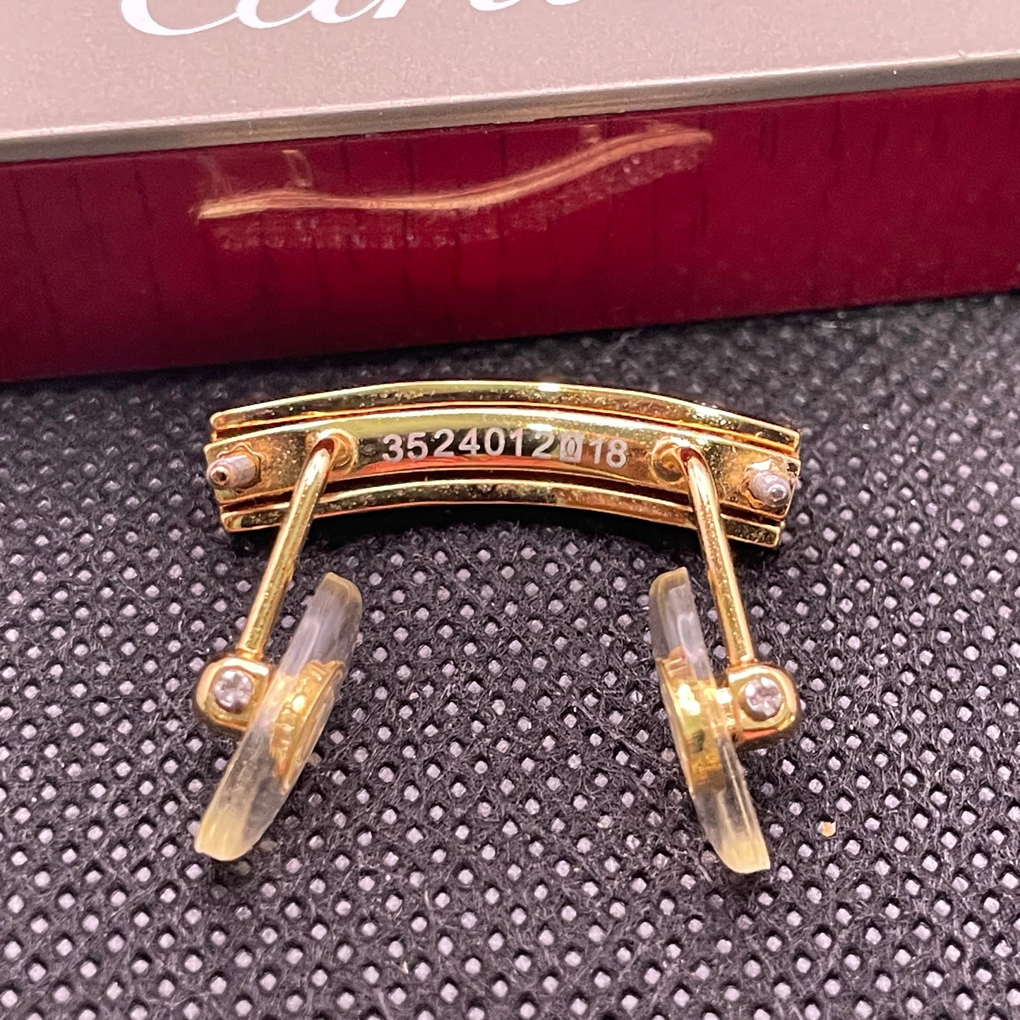C Decor Micropave Diamonds Bead Set Nosebridge - Gold (18mm)
