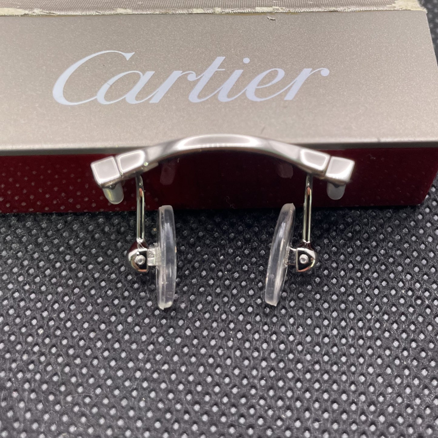 Cartier C Decor Replacement Nosebridge - Silver (18mm) - Authentic Specification