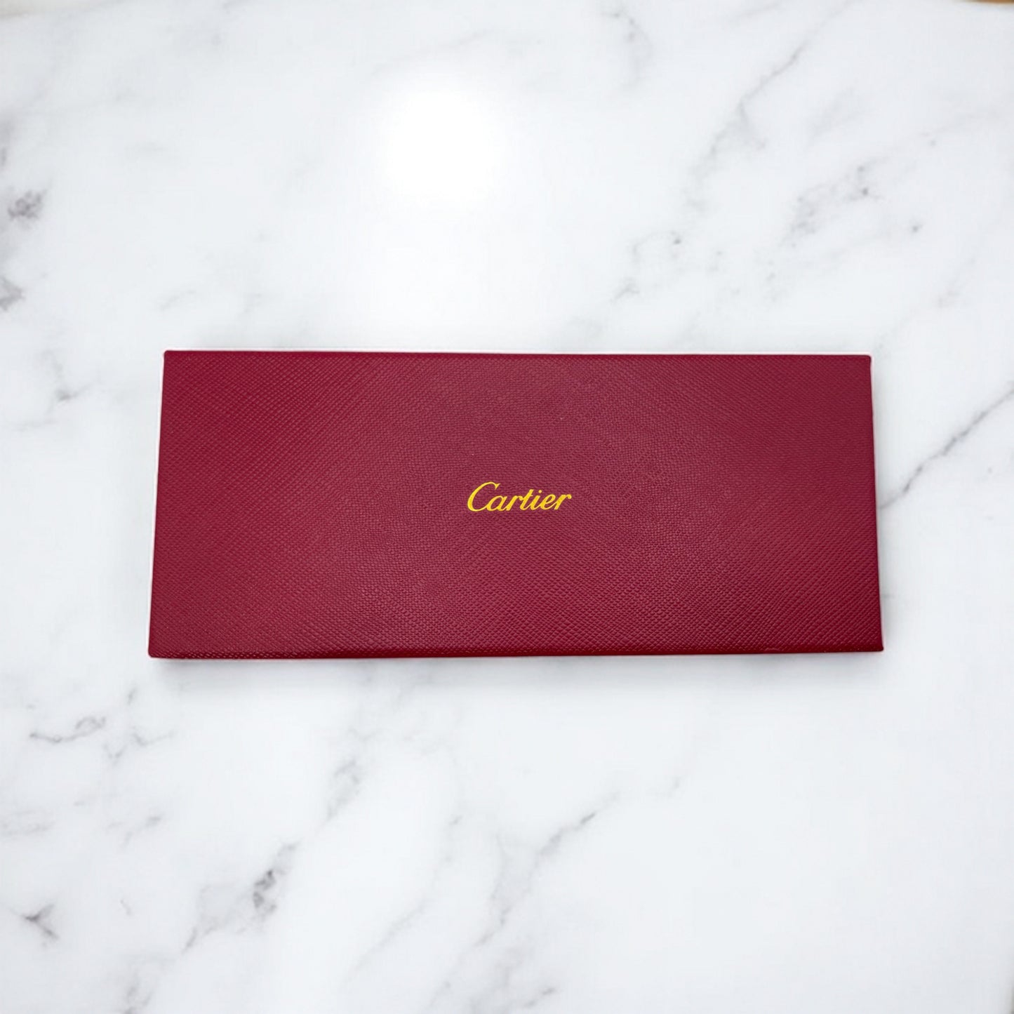 Cartier Genuine Eyeglass Box w/ Black Sleeve