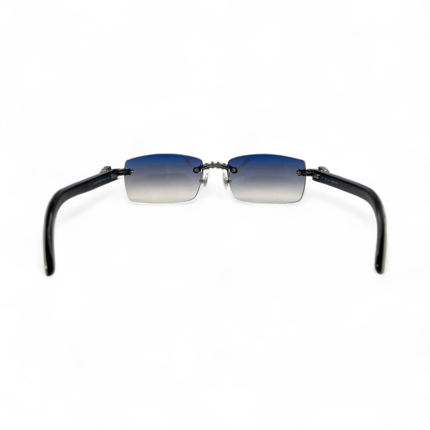 C Decor Buffs (Iced - VVS Genuine) - White Genuine Horn Sunglasses - Genuine Diamonds Prong Set (2020s)