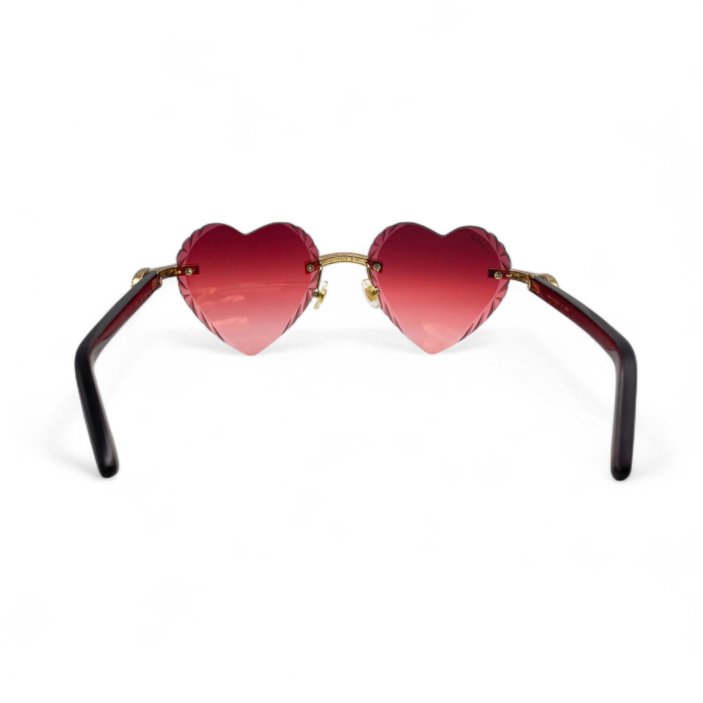 C Decor Marbles (Iced - Diamond Cut) - Gold White Marbles Sunglasses w/ Light Hennessy Brown Lenses (2010s)