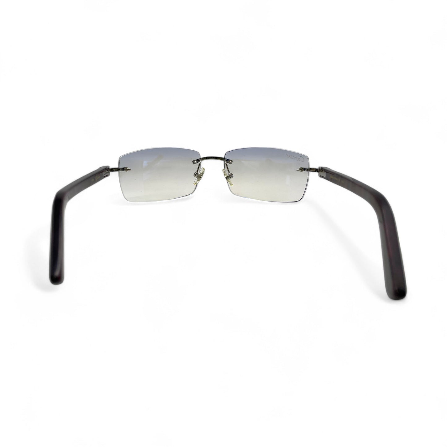 C Decor Marbles - Silver Acetate Marbles Sunglasses (2010s)