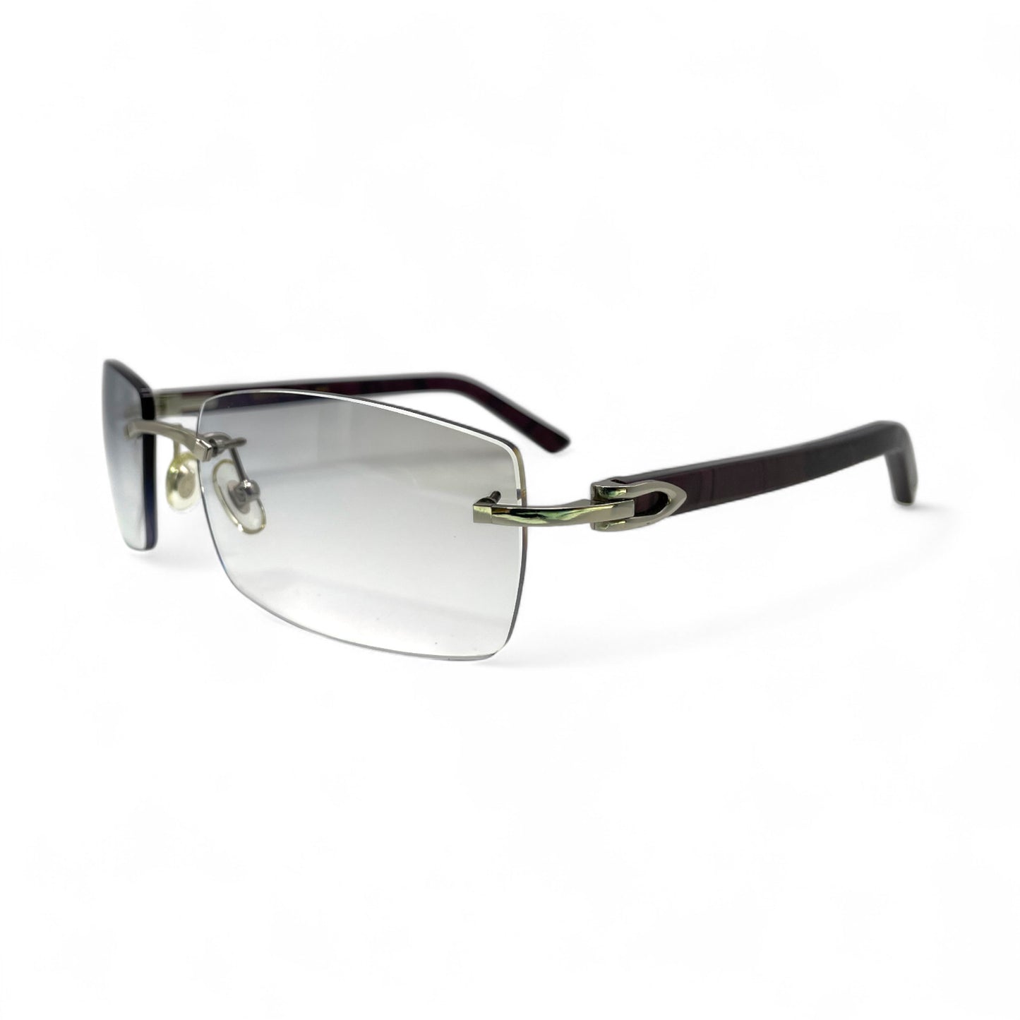 C Decor Marbles - Silver Acetate Marbles Sunglasses (2010s)