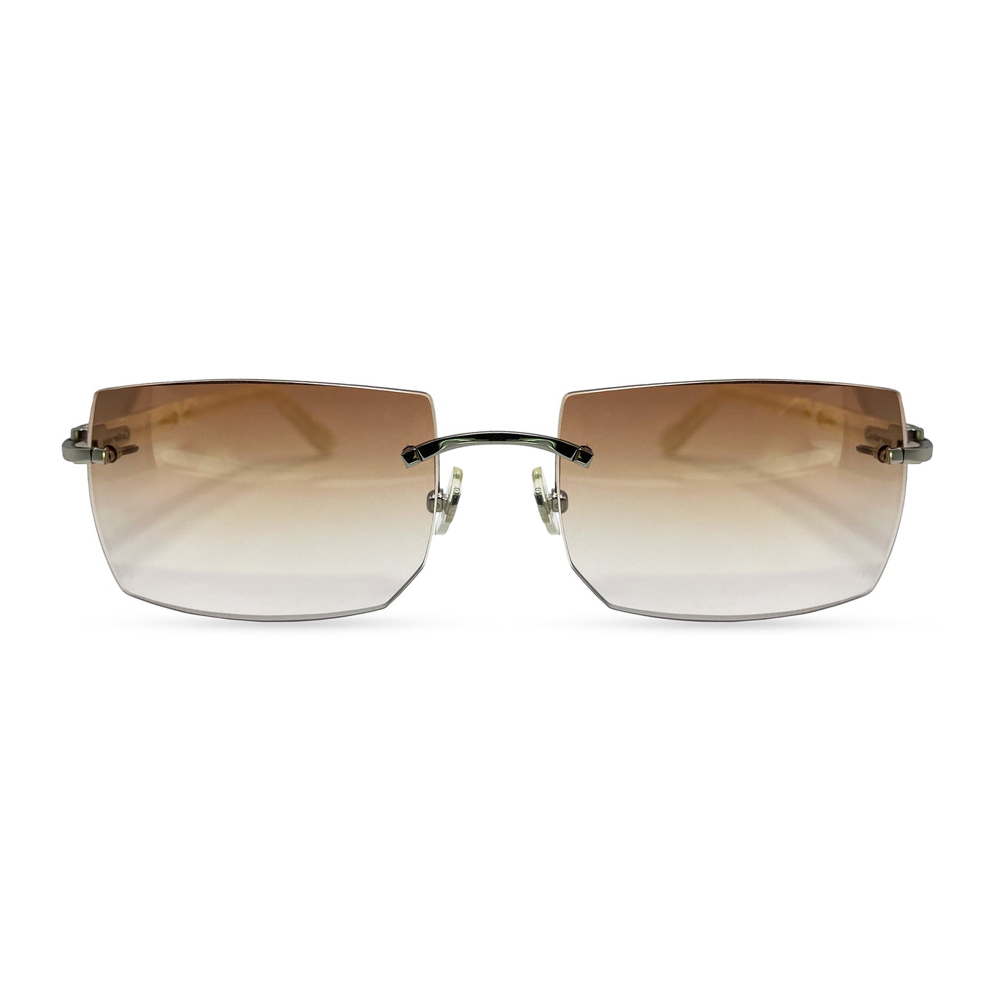 C Decor Marbles - Silver Acetate Marbles Sunglasses (2010s)