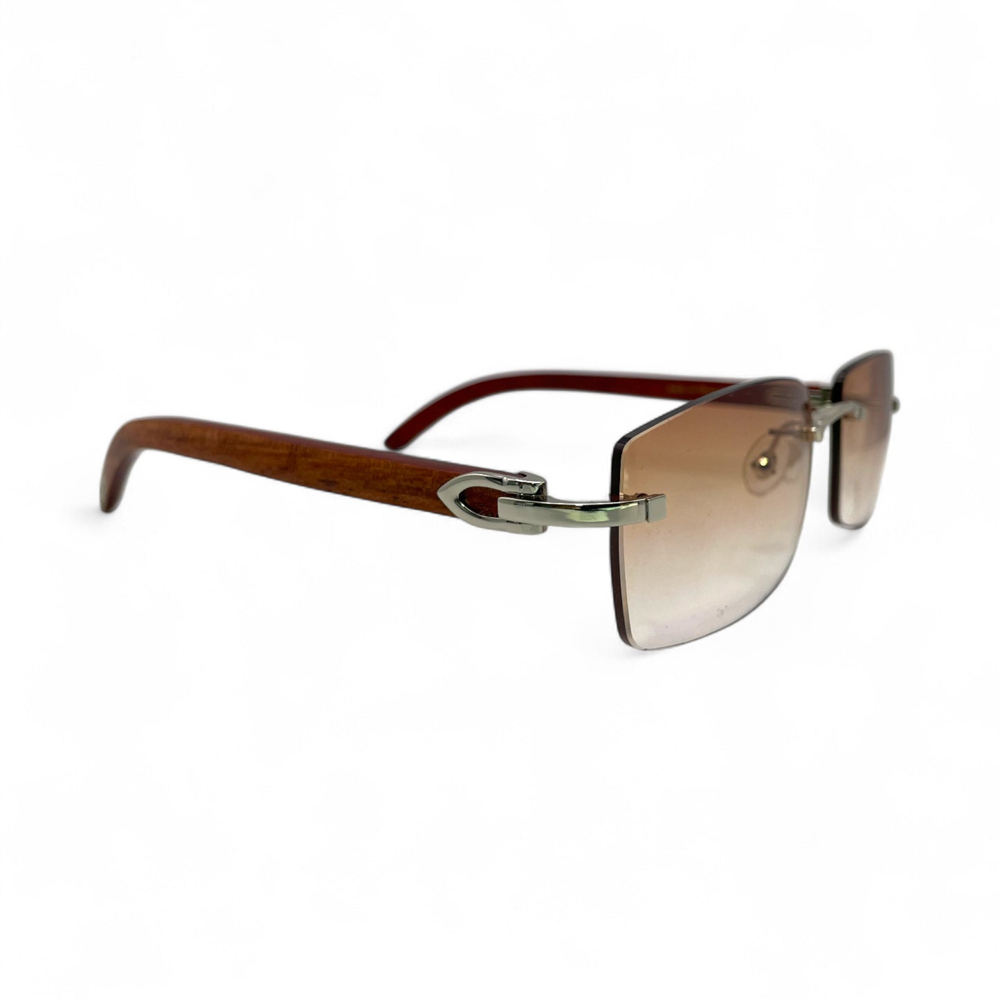 C Decor Woods - Rimless Wood Sunglasses (2010s)