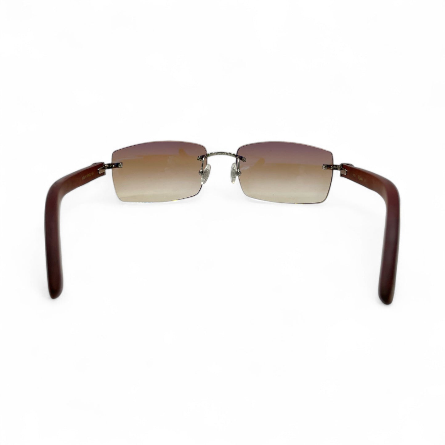 C Decor Woods - Rimless Wood Sunglasses (2010s)
