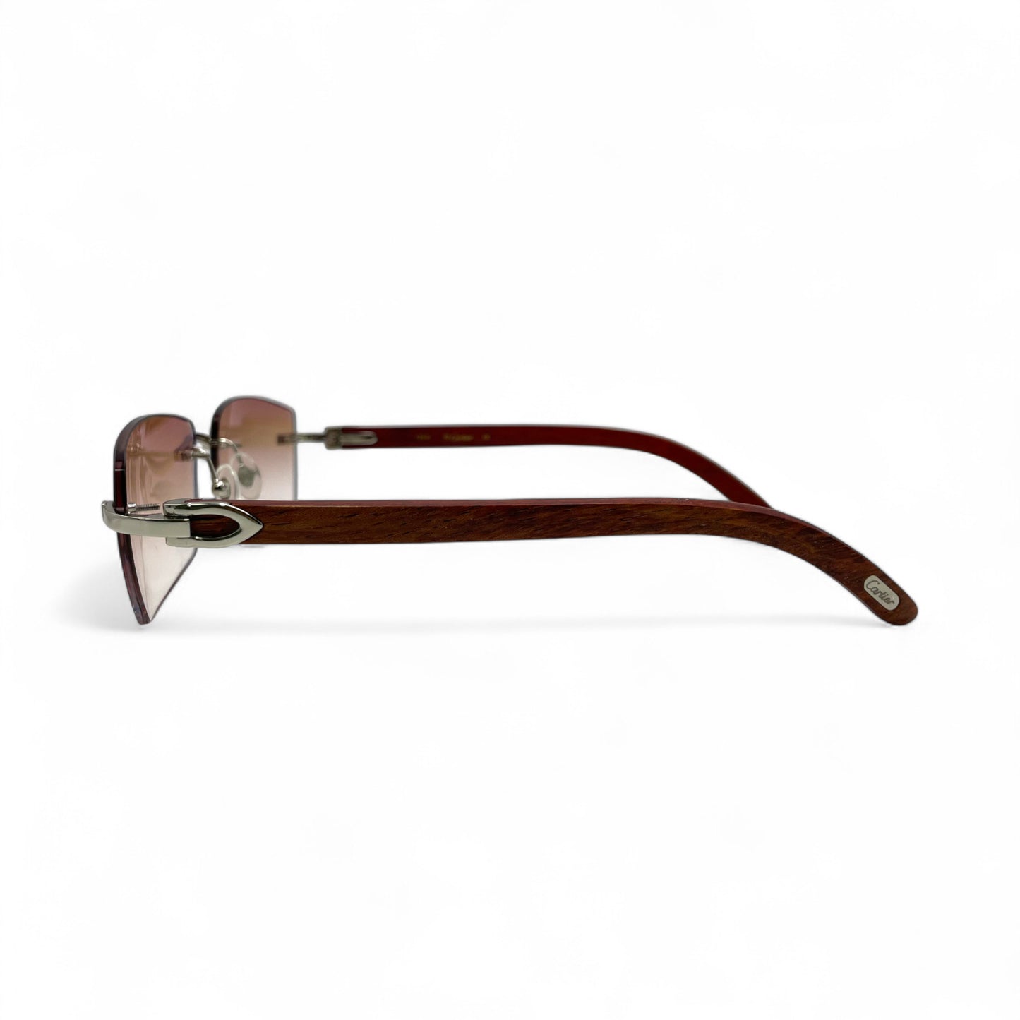 C Decor Woods - Rimless Wood Sunglasses (2010s)