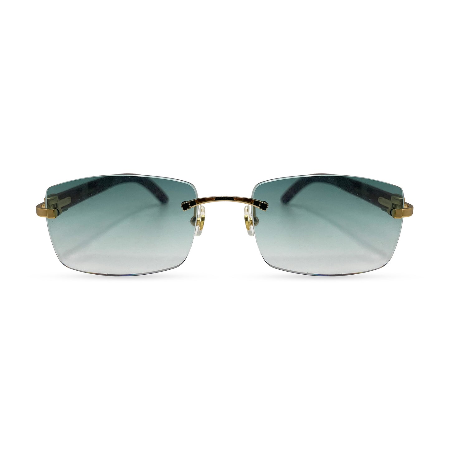C Decor Woods - Rimless Wood Sunglasses (2010s)