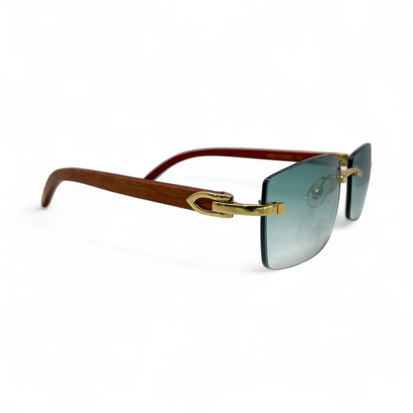 C Decor Woods - Rimless Wood Sunglasses (2010s)