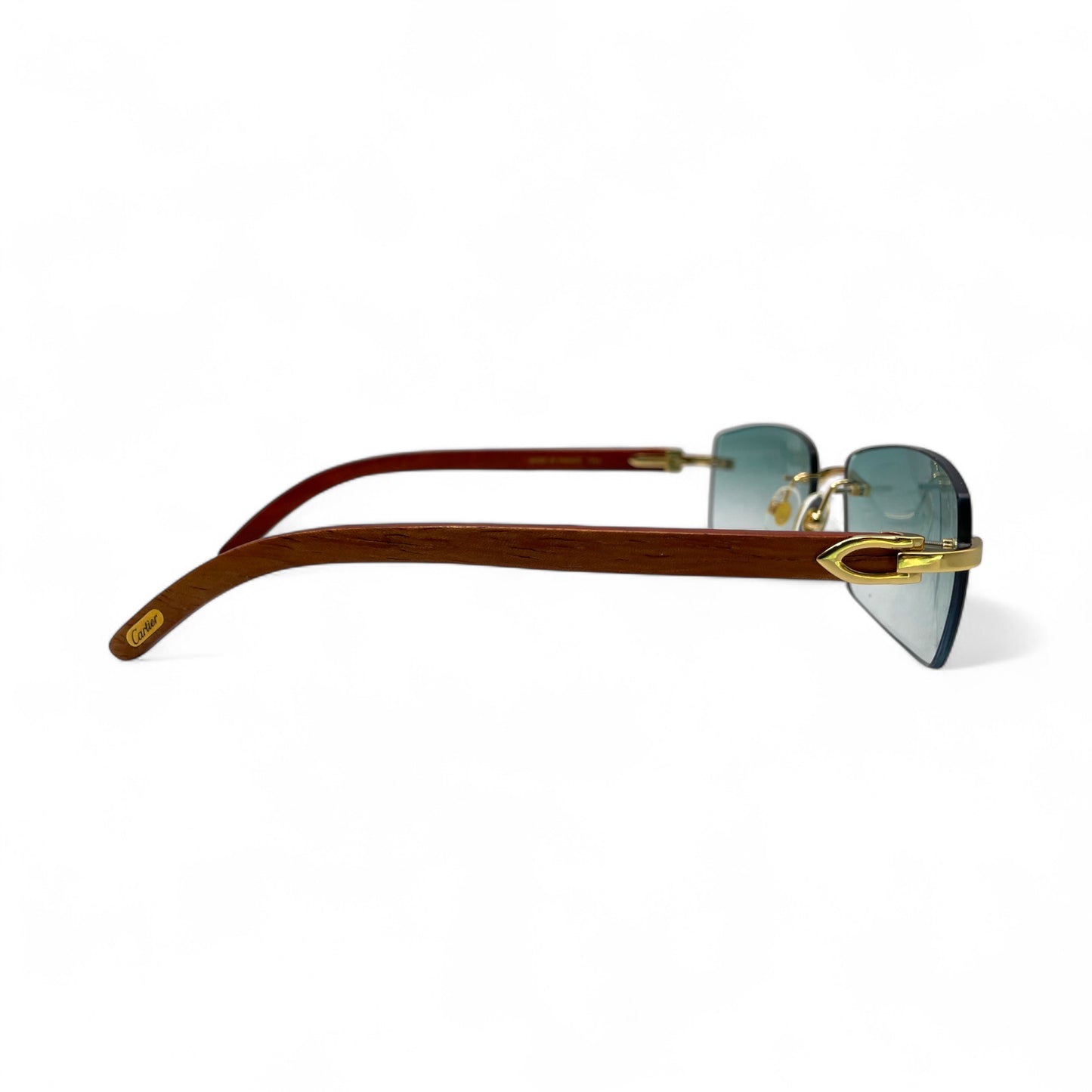 C Decor Woods - Rimless Wood Sunglasses (2010s)
