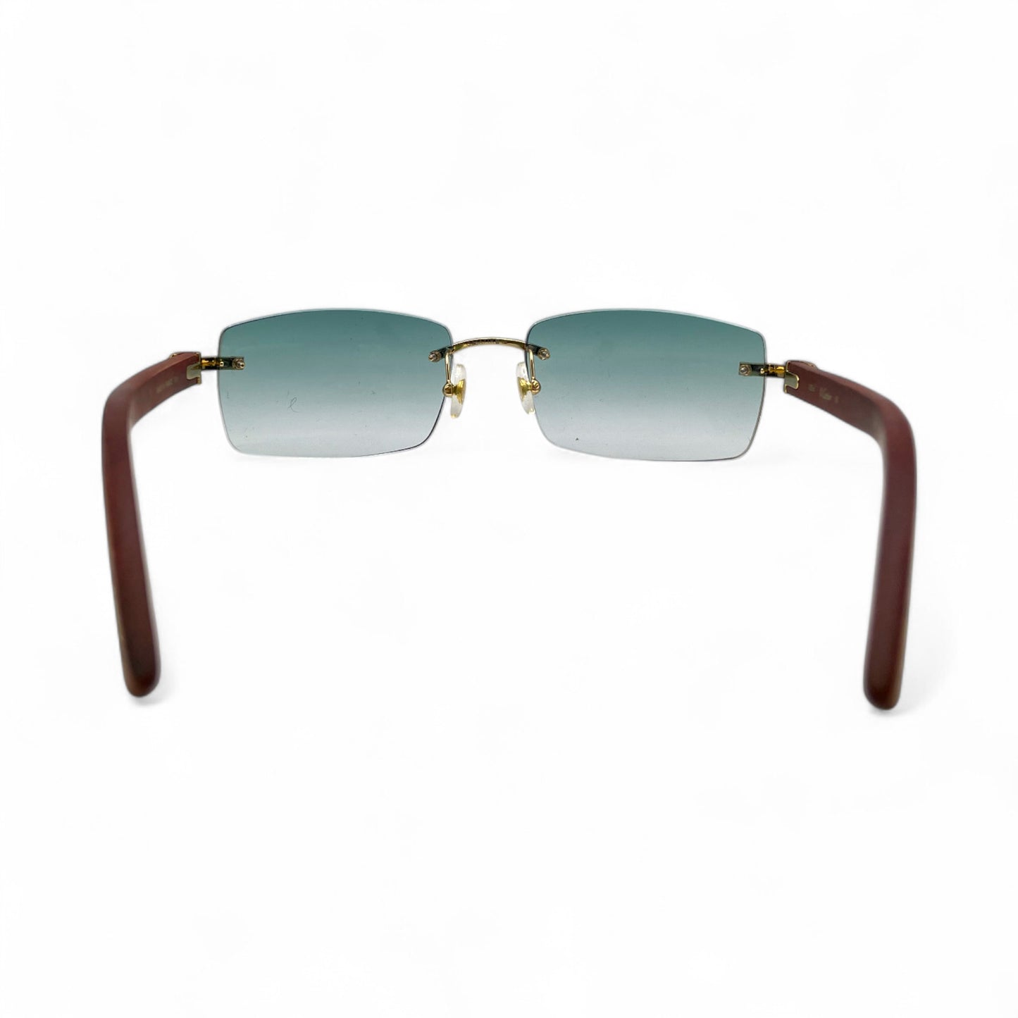 C Decor Woods - Rimless Wood Sunglasses (2010s)