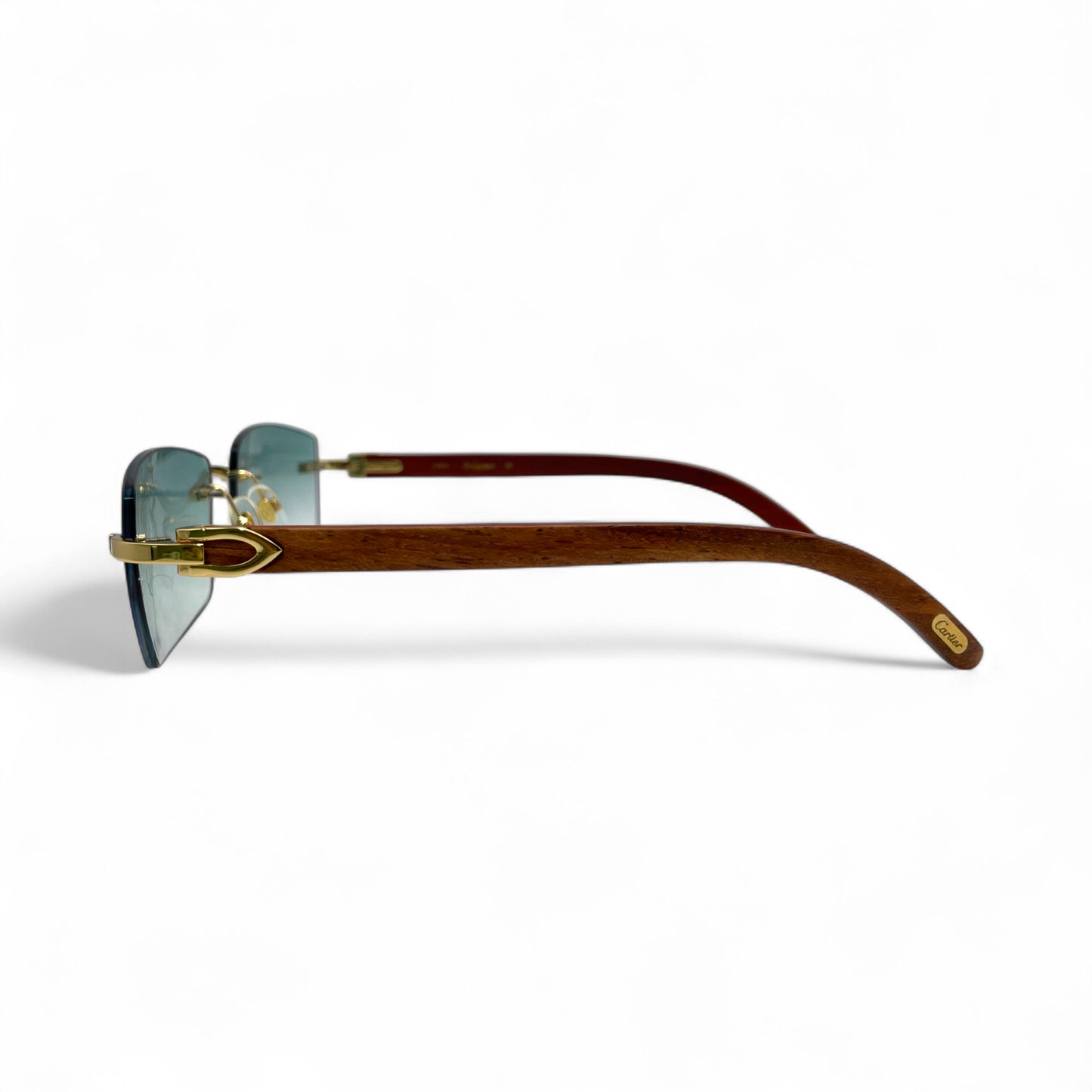 C Decor Woods - Rimless Wood Sunglasses (2010s)