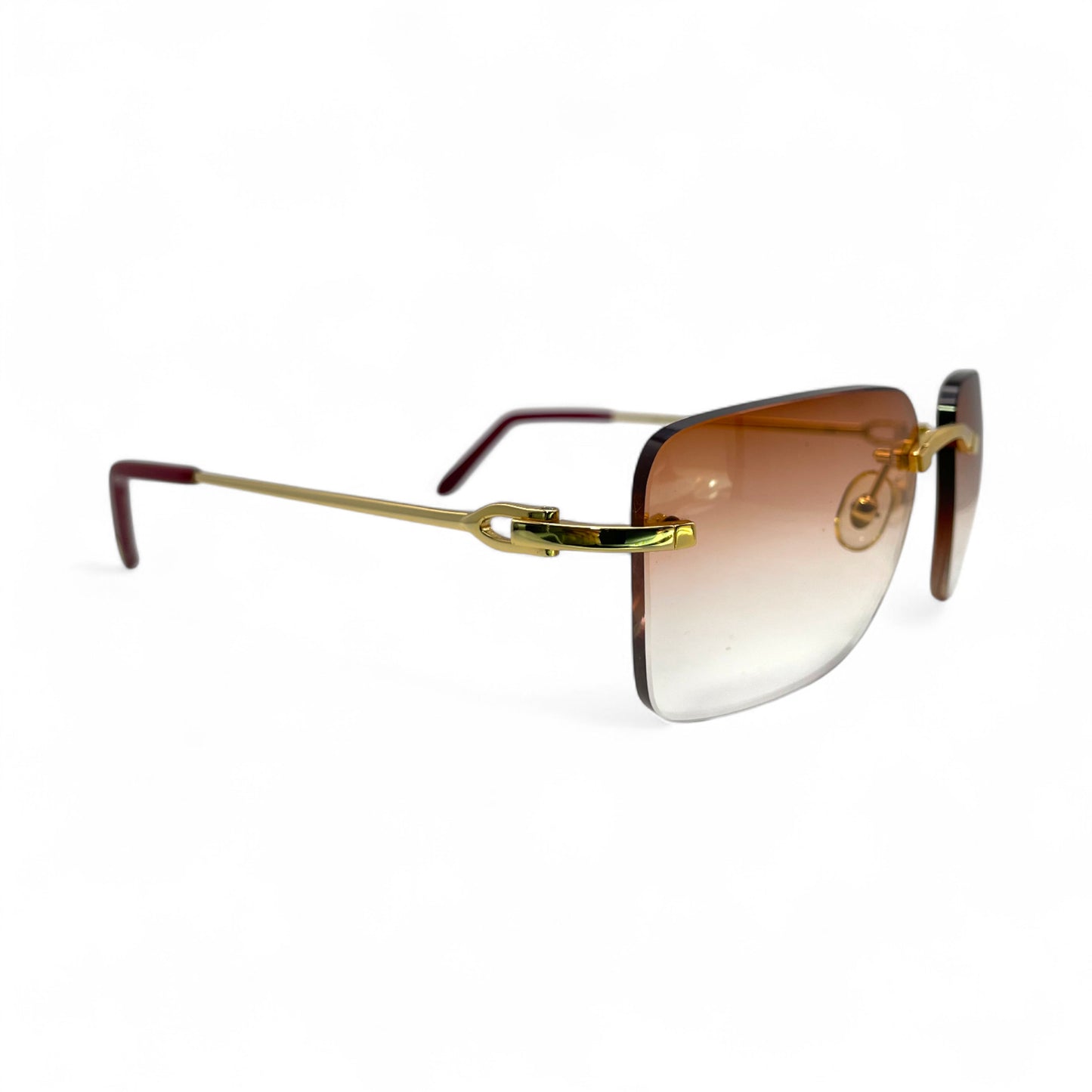 C Decor Wires - Rimless Sunglasses w/ Brown Lenses (2010)