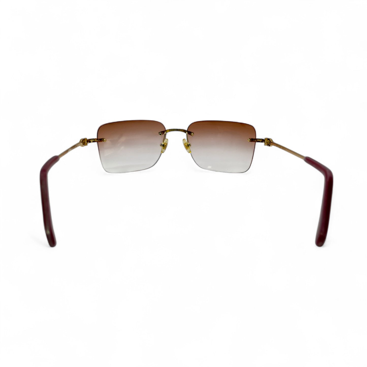 C Decor Wires - Rimless Sunglasses w/ Brown Lenses (2010)