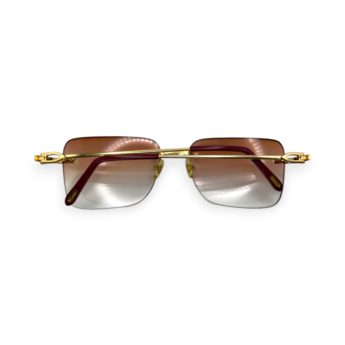 C Decor Wires - Rimless Sunglasses w/ Brown Lenses (2010)