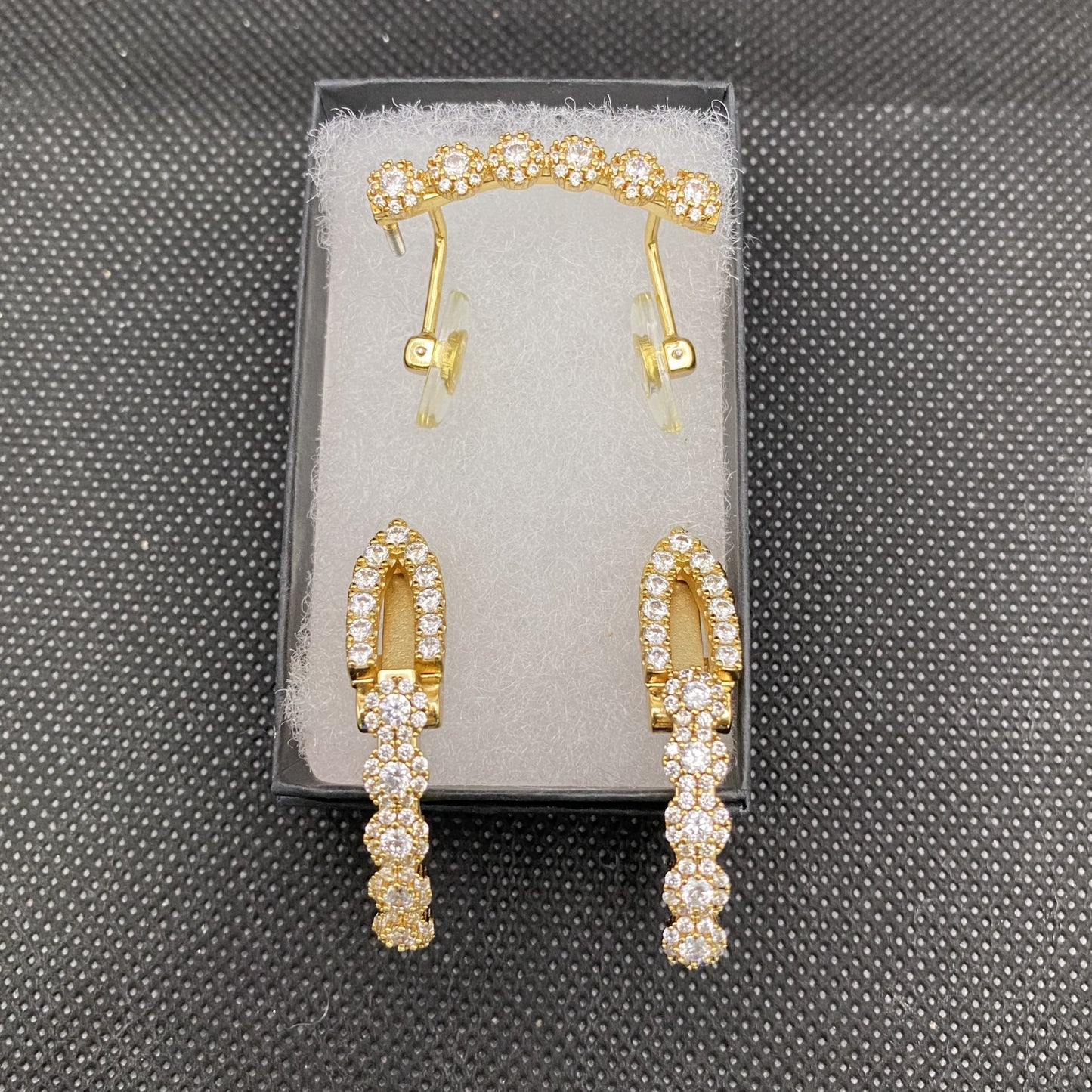 C Decor Diamonds DR Set and Frame - Gold