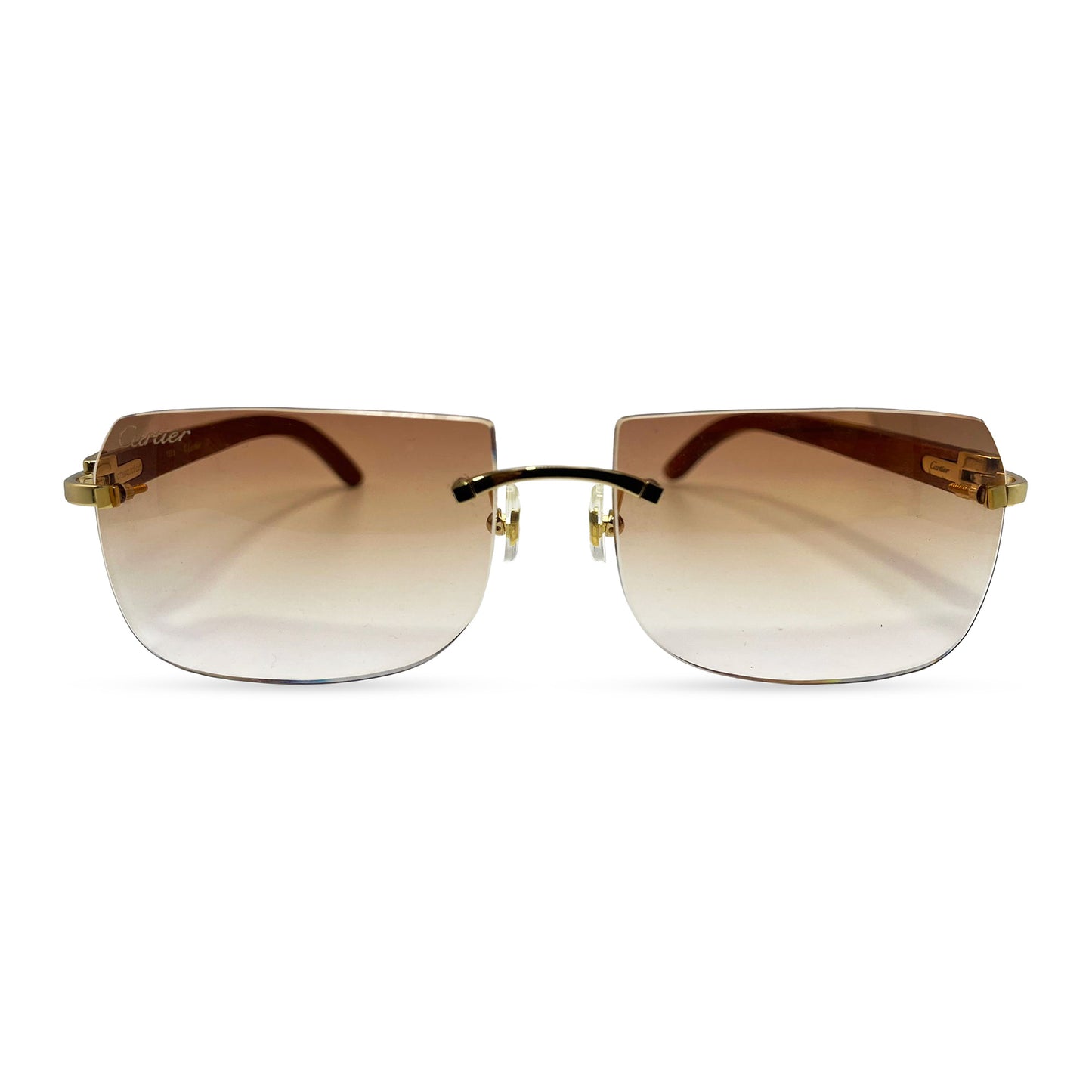 C Decor - Gold Woods w/ Hennessy Brown Faded Lenses