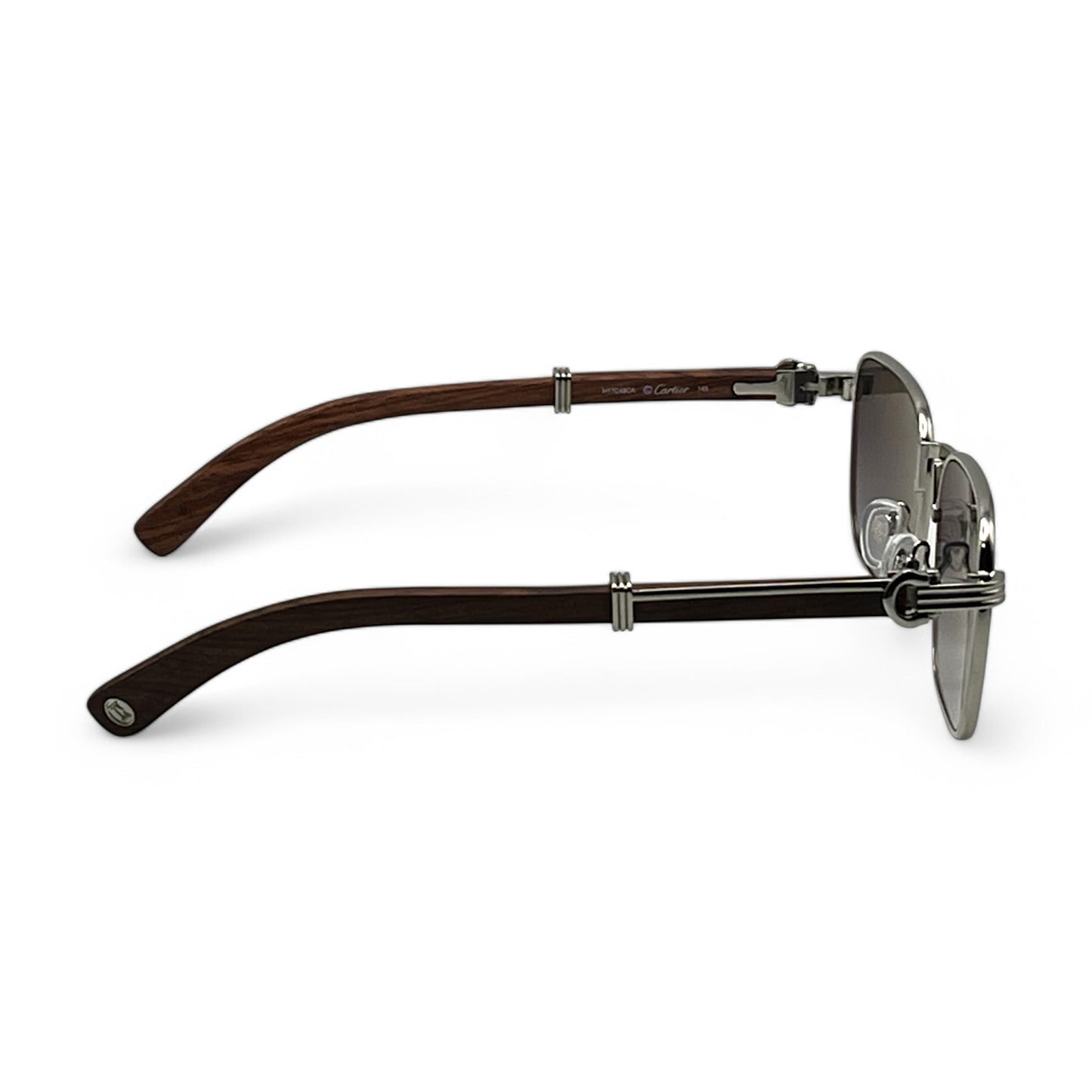 C Decor - Silver Woods w/ Dark Gray Square Lenses