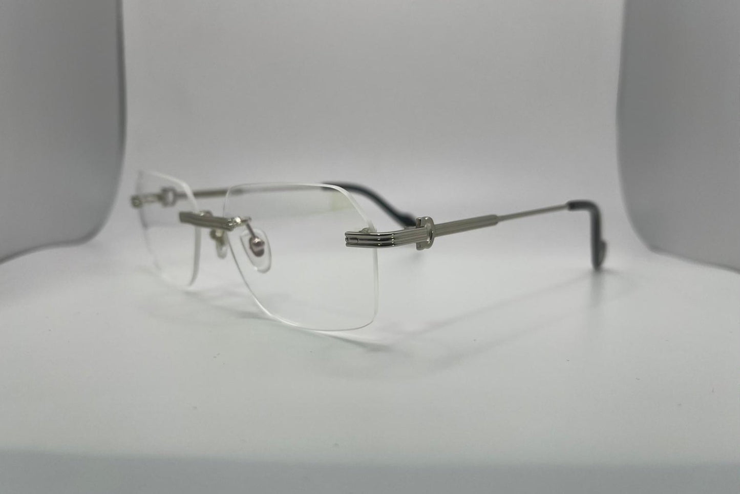 Small C - Silver Wires w/ Clear Lenses