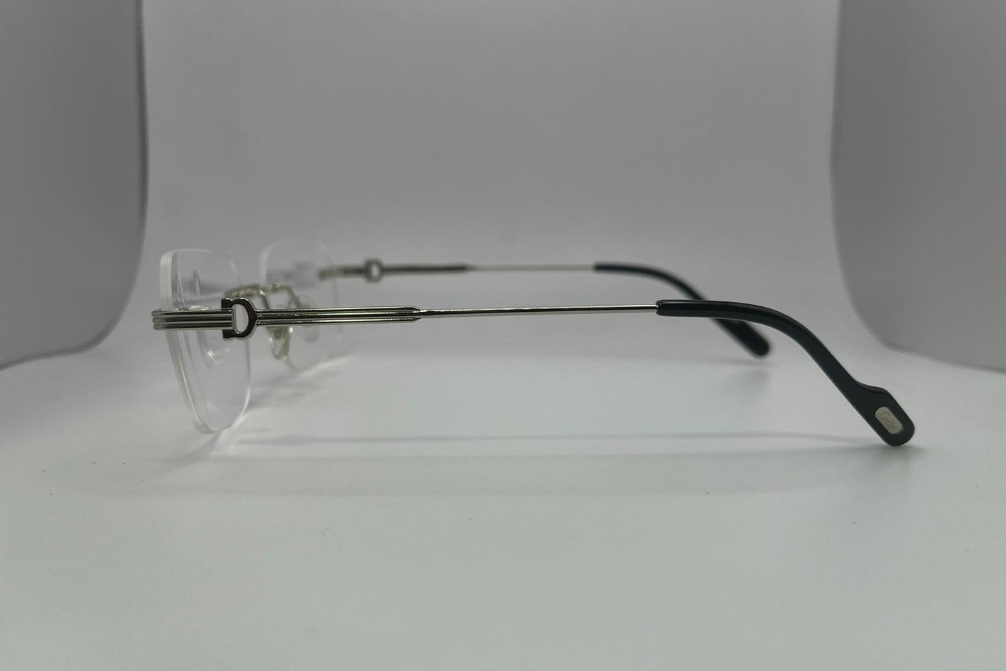 Small C - Silver Wires w/ Clear Lenses