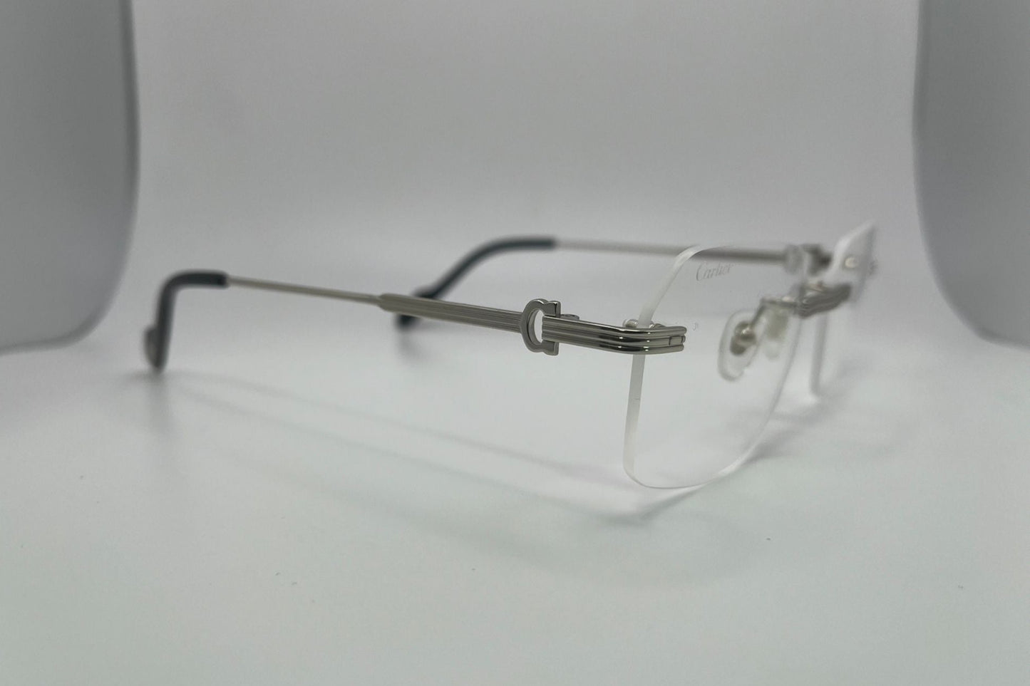 Small C - Silver Wires w/ Clear Lenses