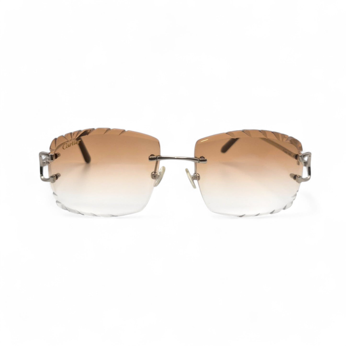 Big C Decor - Silver Wires Sunglasses w/ Diamond Cut Lenses (2010s)