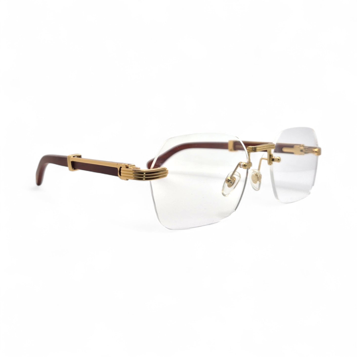 CT0362S Premiere - 56-21 Gold Brown Woods Eyeglasses (2023)