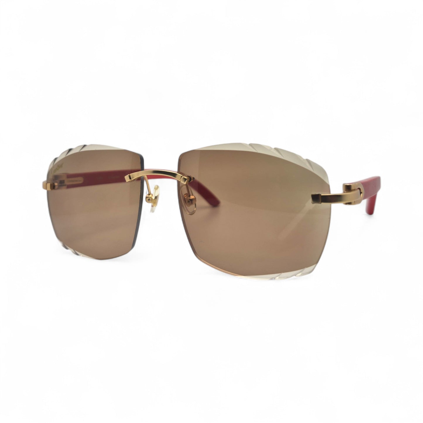 C Decor Woods (Transitions w/ Diamond Cut) - Gold Woods Sunglasses w/ Transitional Lenses (2010s)