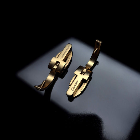 Cartier C Decor Side Hinges - Brushed Gold - Luxury Optical