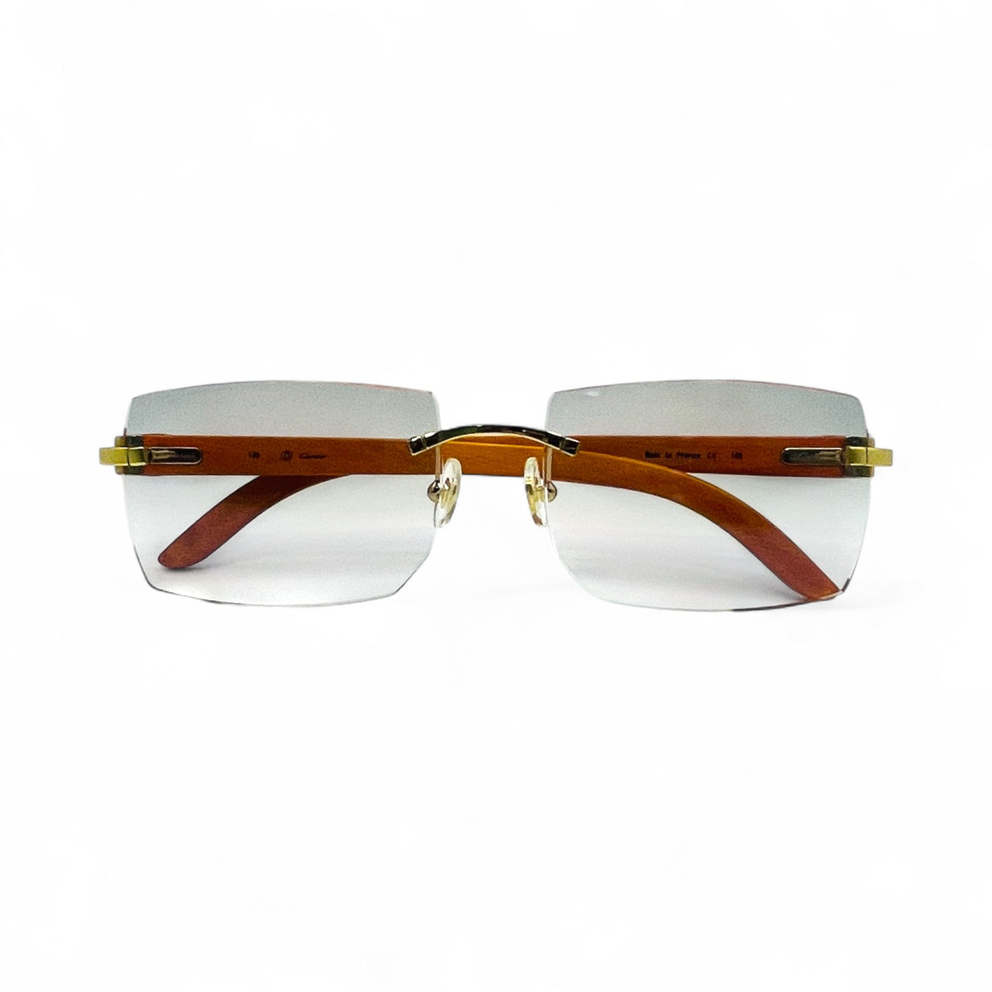 C Decor Woods - Rimless Wood Sunglasses (2010s)