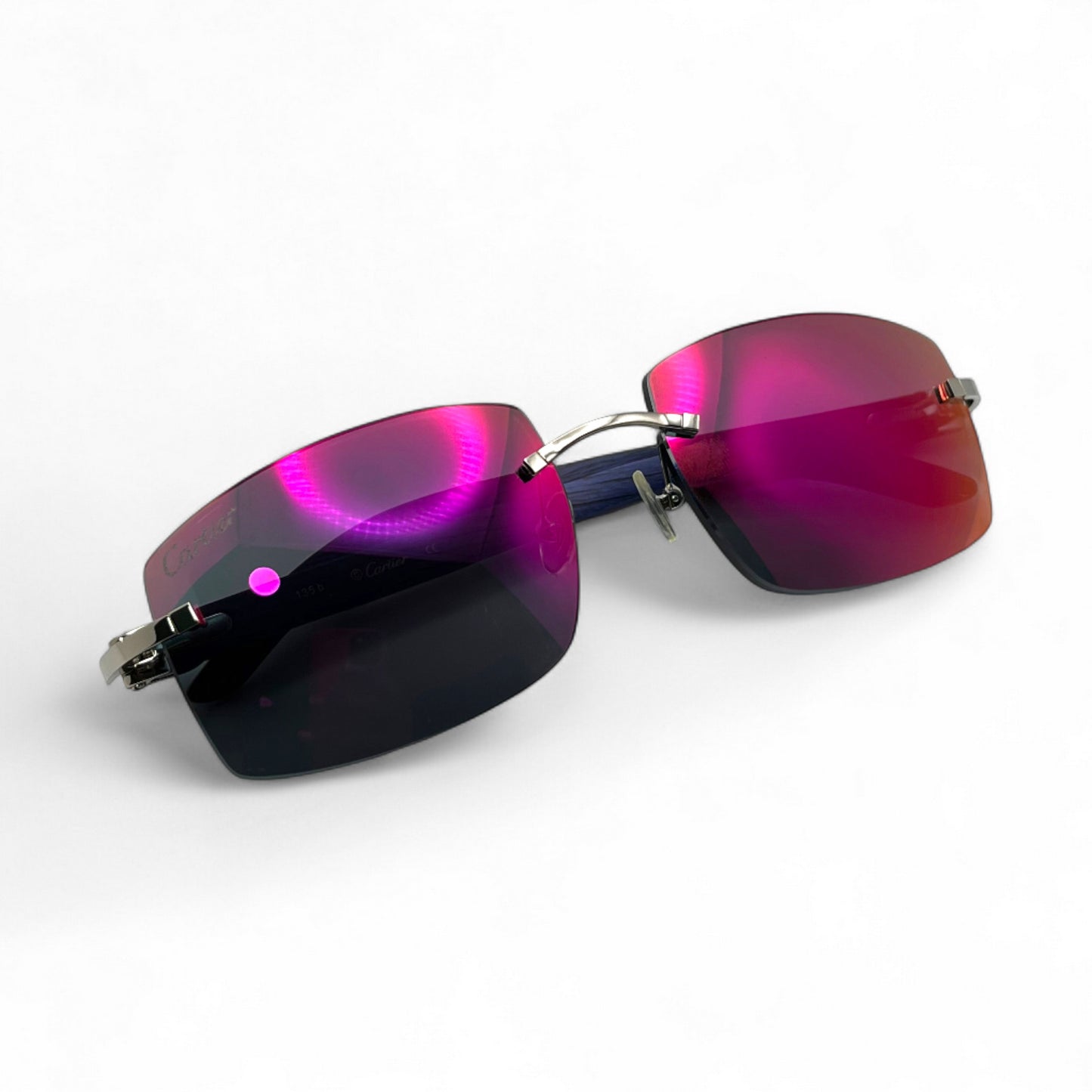 C Decor Woods (Transitions Revo) - Silver Cobalt Blue Woods Sunglasses (2020s)