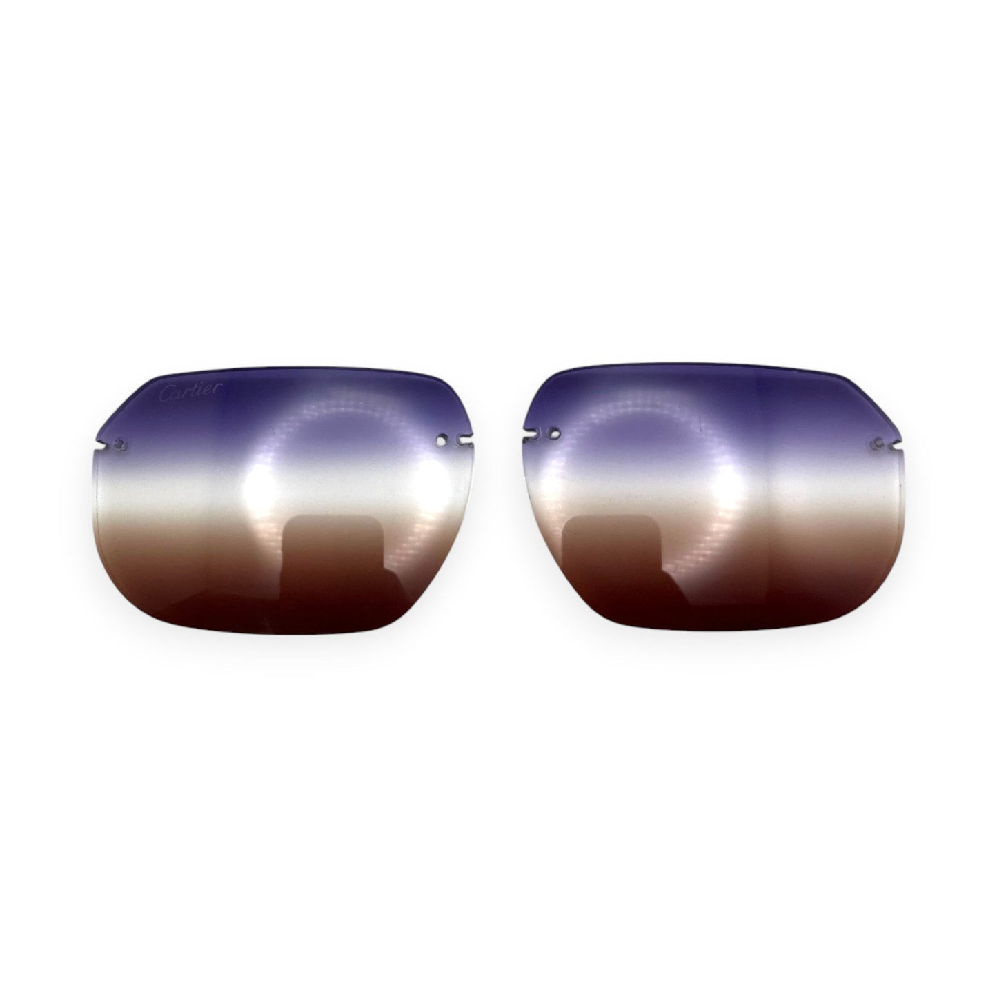 Custom Shape Lenses for CT0113O Premiere (58) - Smoke Gray to Brown Gradient - Luxury Optical