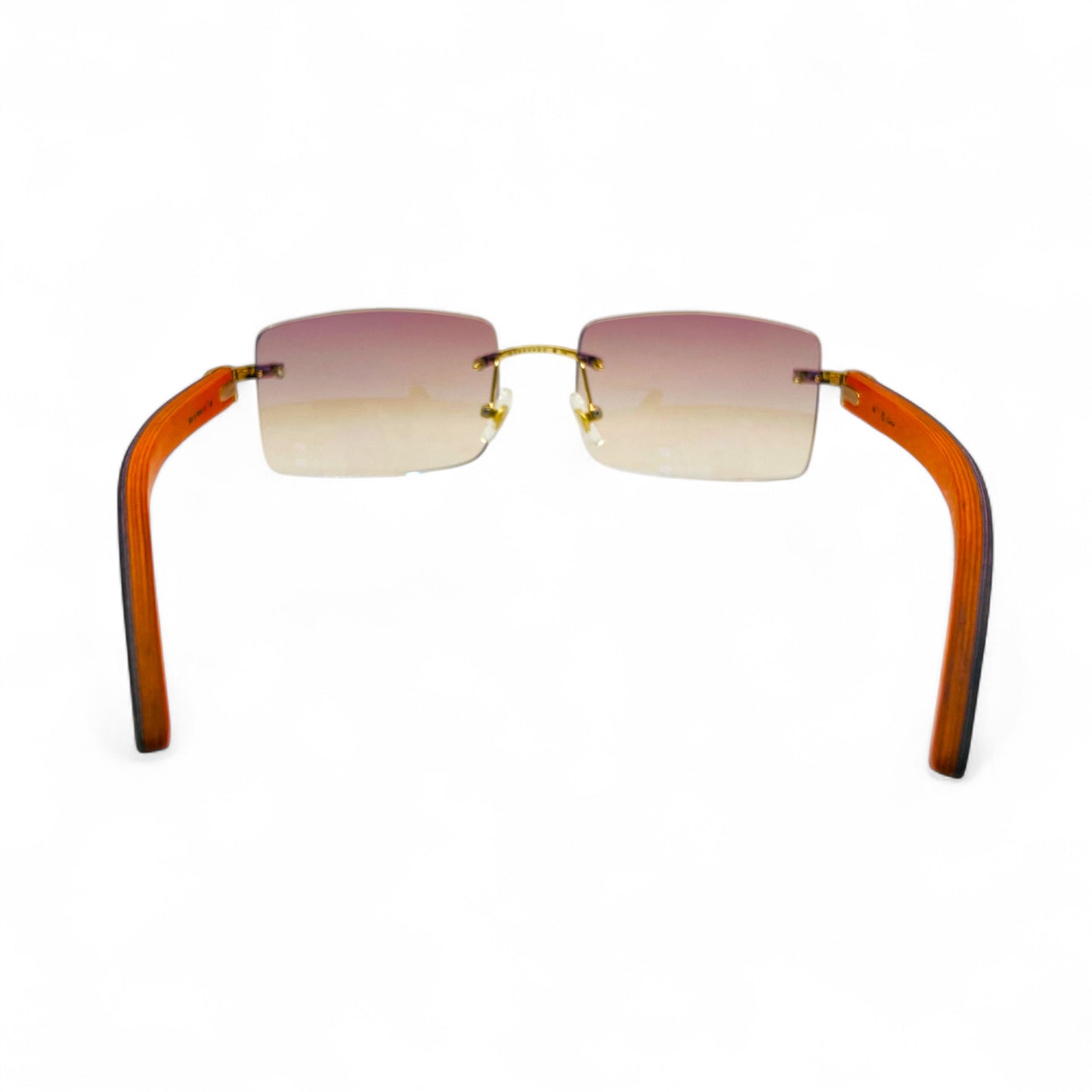C Decor Woods - Rimless Wood Sunglasses (2010s)