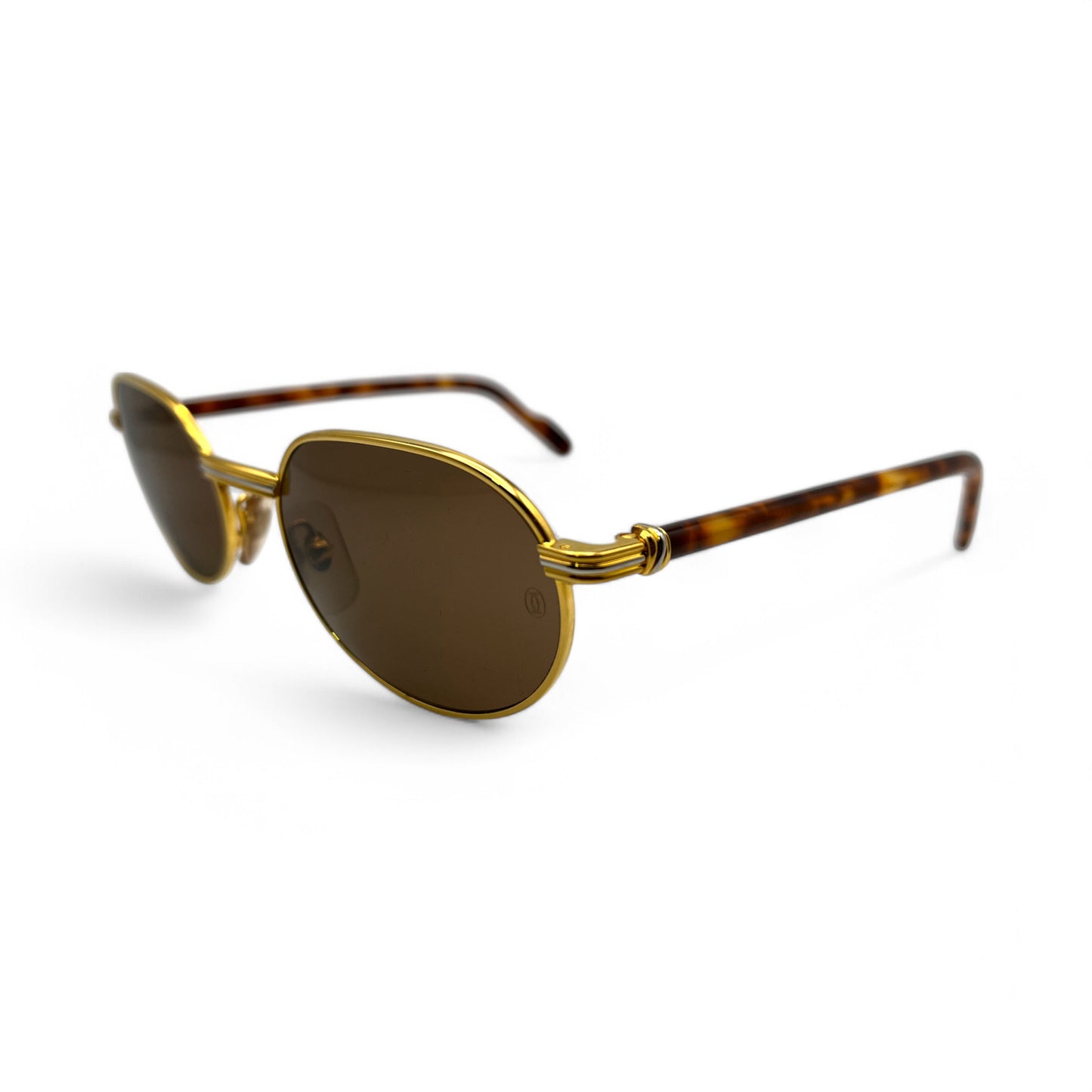 Cartier - Tortoise Acetate w/ Gold frame & Brown Lenses - Authentic